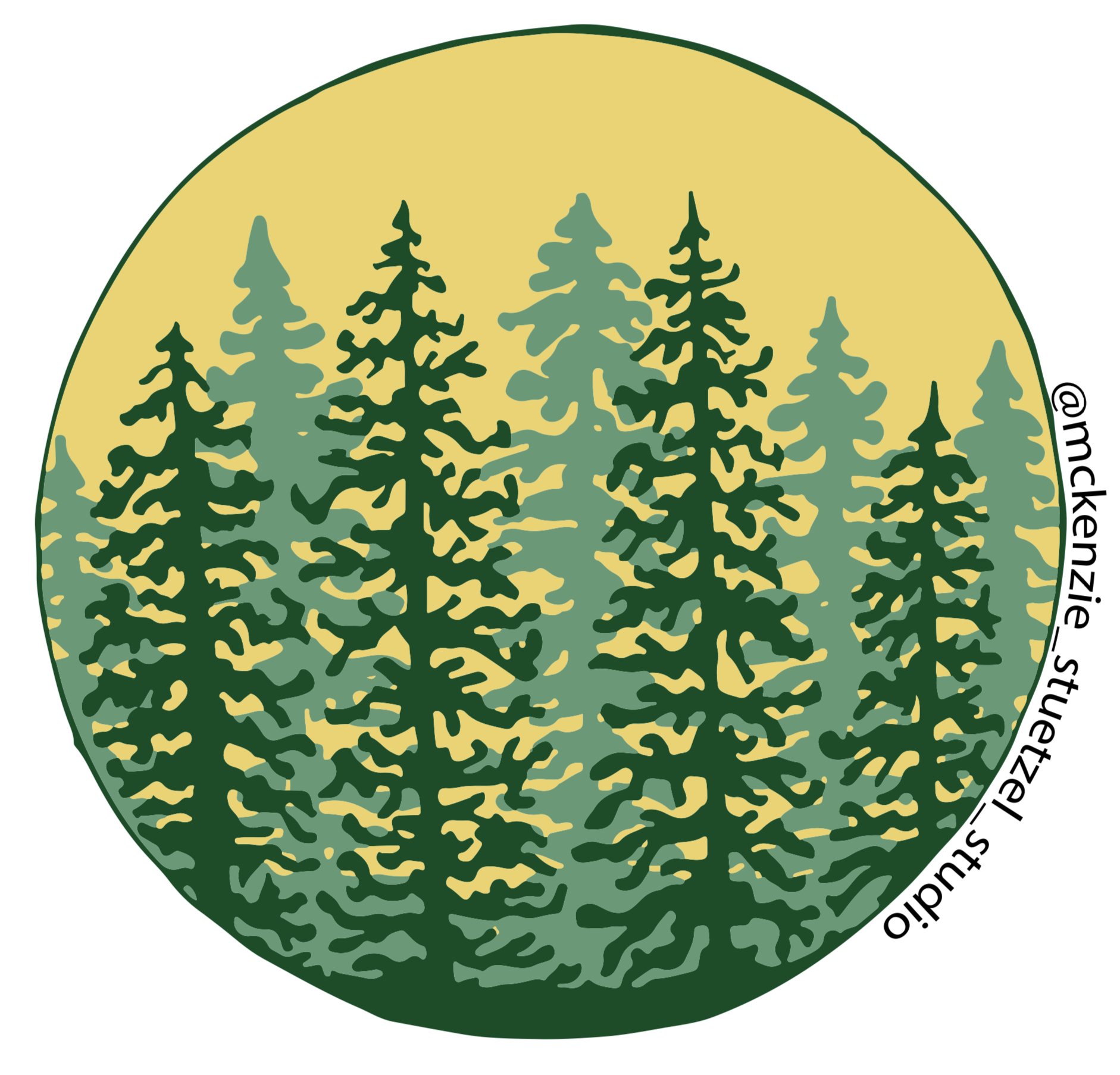 2020 Drawing converted into a Graphic sticker