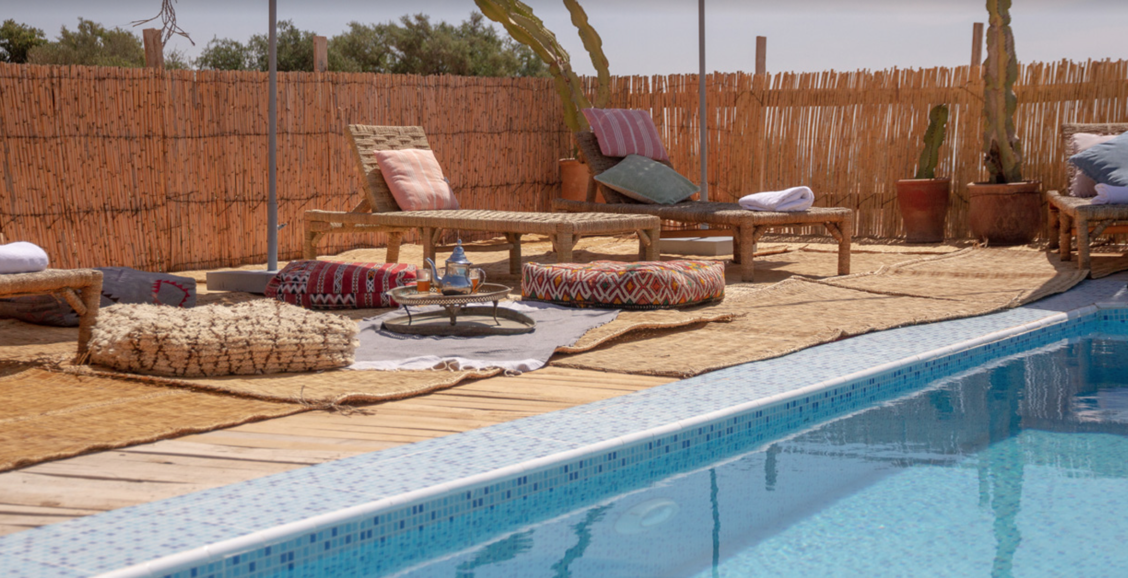 Poolside Lounging