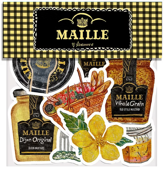 Maille Mustard - Custom Illustration