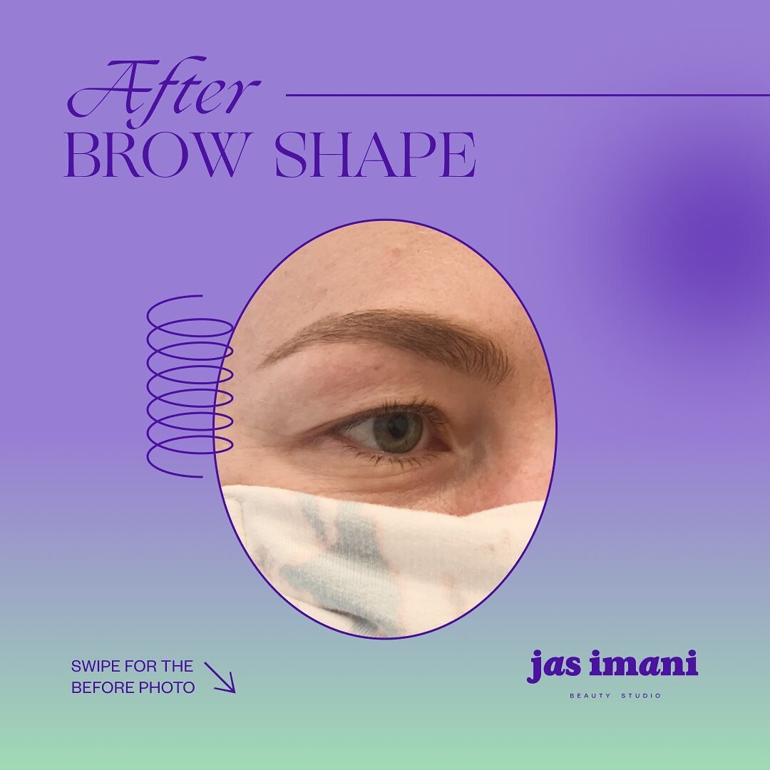 What happens during a brow shaping?⁠⁠
⁠⁠
We tweeze only! ⁠⁠
⁠⁠
This process starts with a cleaning, then a tweeze. Ending with a trim as needed...Keeping your brow shape au naturale 💜⁠⁠
⁠⁠
S W I P E for before...⁠⁠
:⁠⁠
:⁠⁠
:⁠⁠
:⁠⁠
:⁠⁠
:⁠⁠
#jasimanis