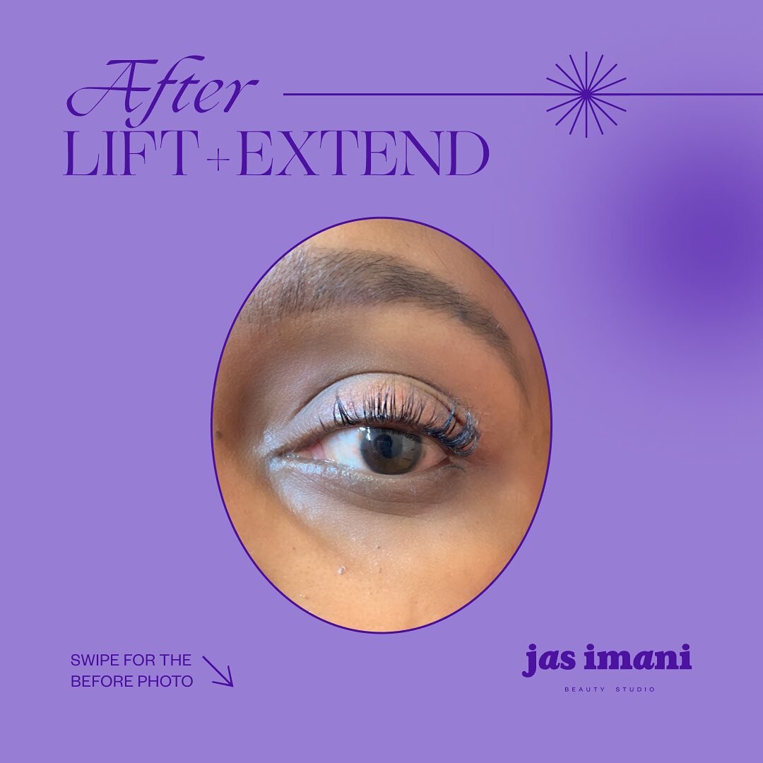 Lift + Extend. ⁠⁠
⁠⁠
We start with a Keratin Lash Lift and add a light set of extensions. A look so subtly different, they won&rsquo;t even know you've added on lashes.⁠⁠
⁠⁠
It&rsquo;s the curl for me 💁🏽&zwj;♀️⁠⁠
⁠⁠
#LiftsbyJas⁠⁠
⁠⁠
S W I P E for b