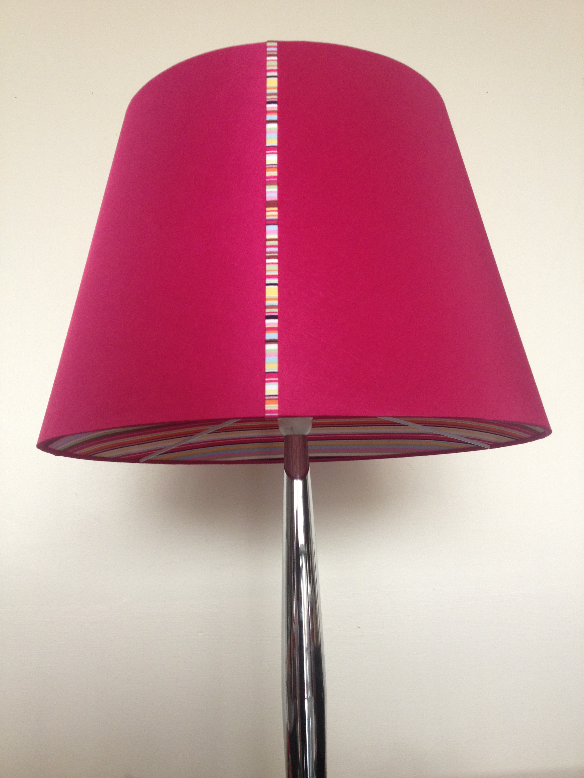 Shocking Pink table lampshade by feature-lighting.co.uk