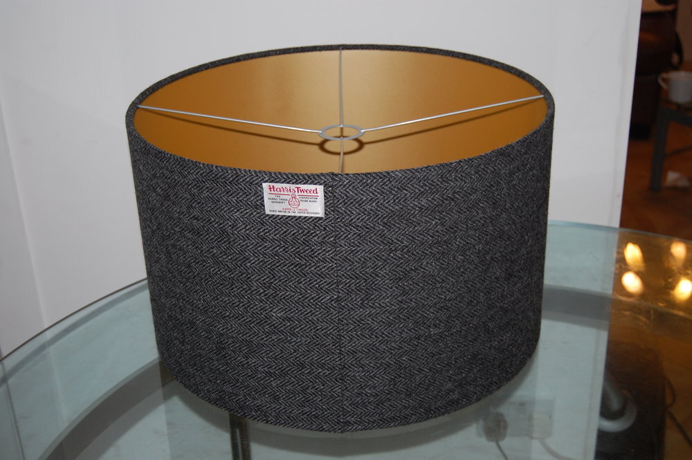 Harris Tweed lamp shade