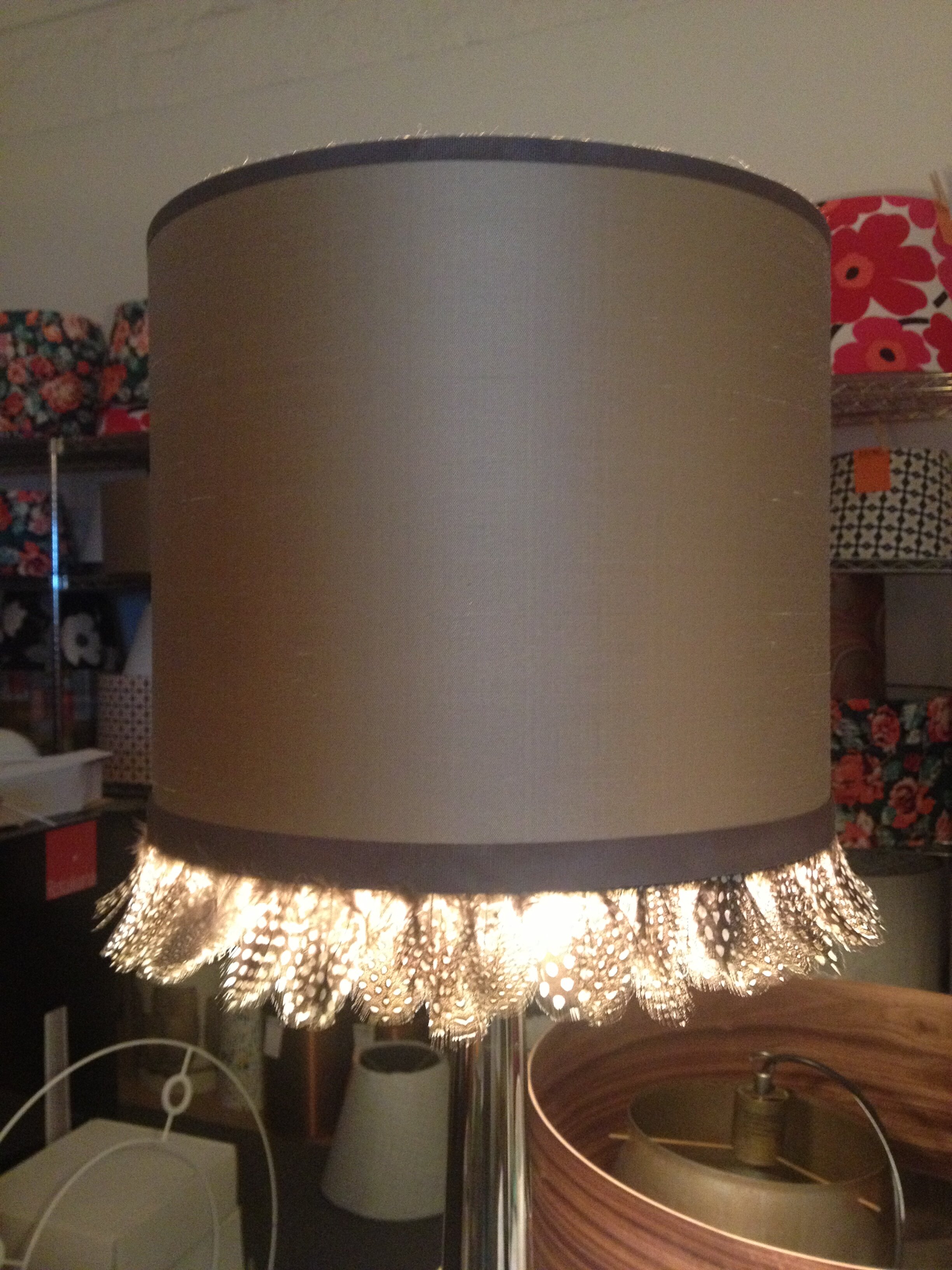 Feather light shade trim 