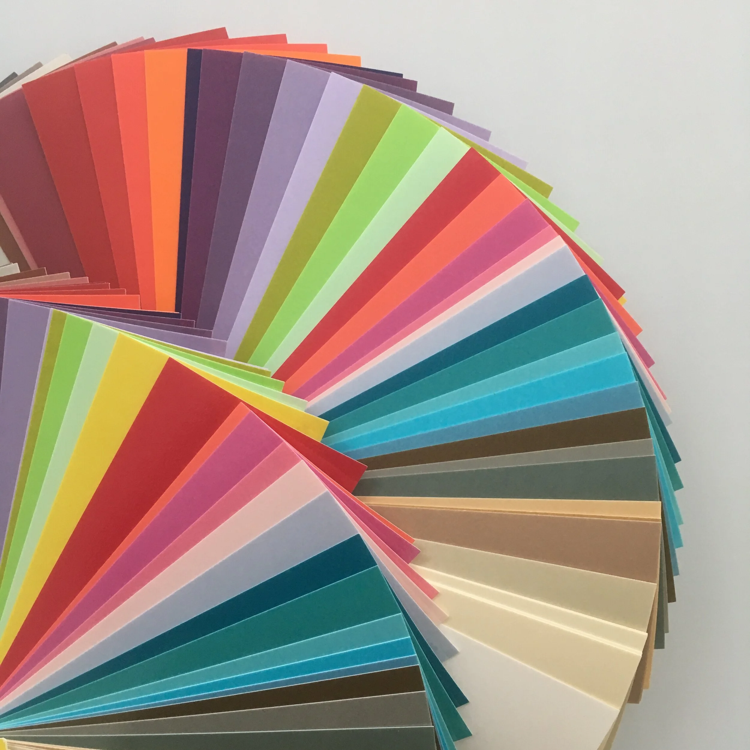 Coloured Paper Lampshade Materials