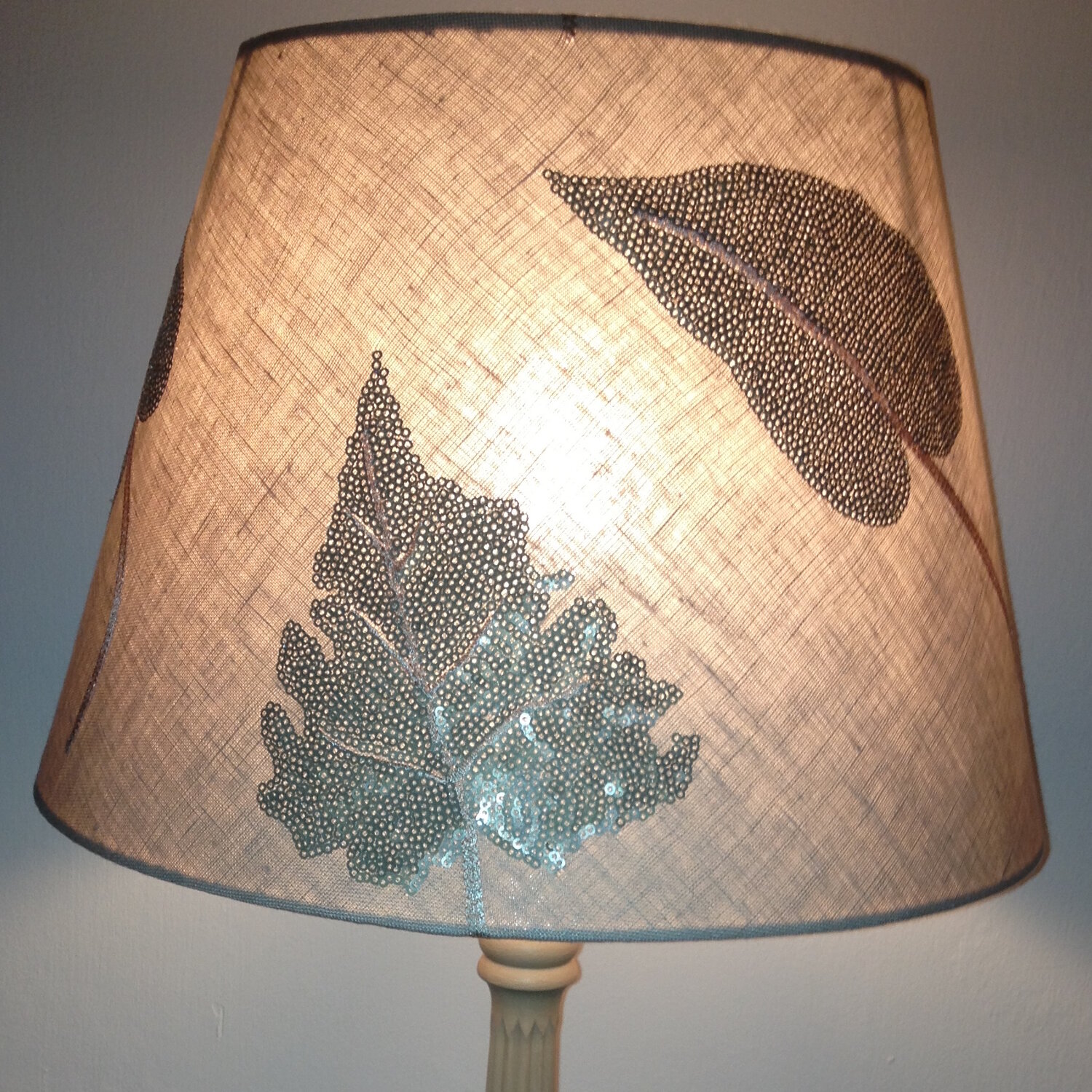 Lamp Shade Coverings Feature, What Type Of Fabric To Cover Lampshade