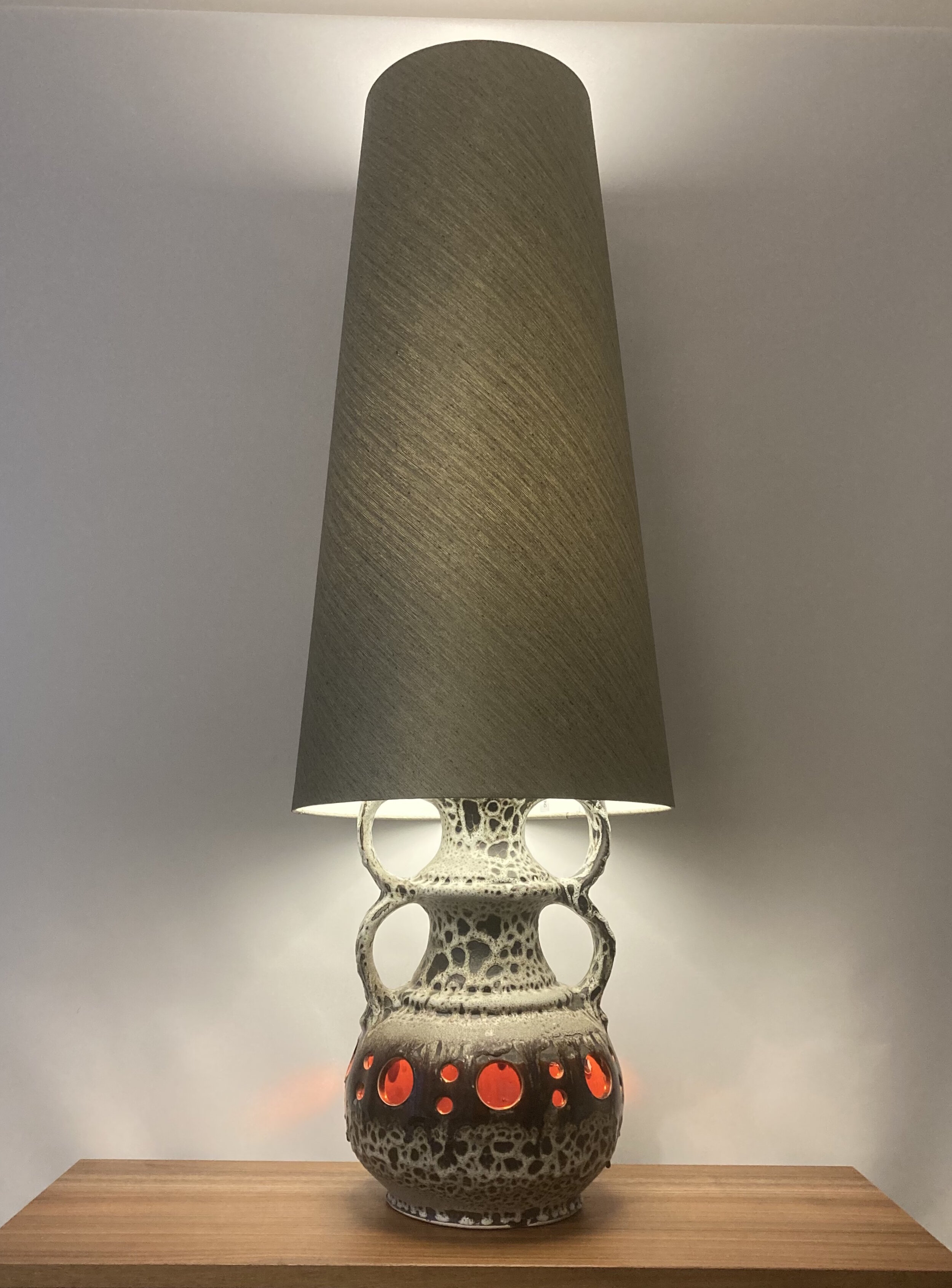 Stunning Fat Lava Lamp Shade made to order