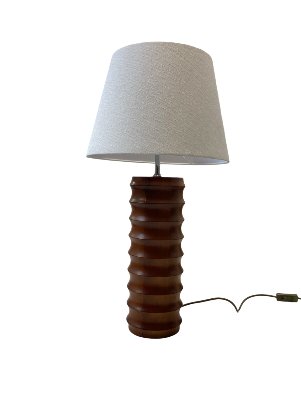 Ivory Linen Conical Lampshade.PNG