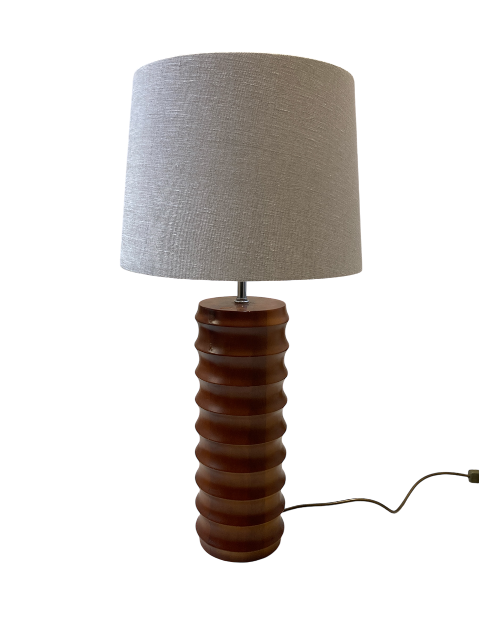 Oatmeal Linen French Drum Lamp Shade.PNG