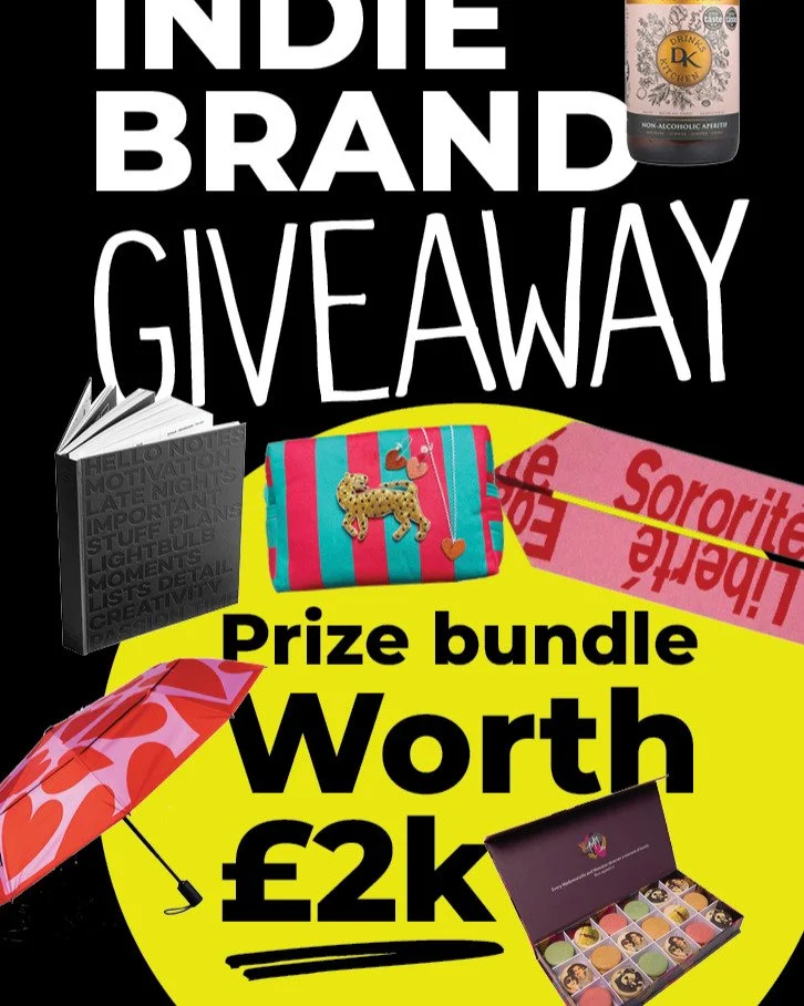 15 incredible founder-lead, UK indie brands who met at a pop- up in Manchester have joined forces to bring you an amazing prize bundle worth &pound;2K 🤩🤩🤩

For those that couldn&rsquo;t come along we thought we&rsquo;d give you a taster of the fab