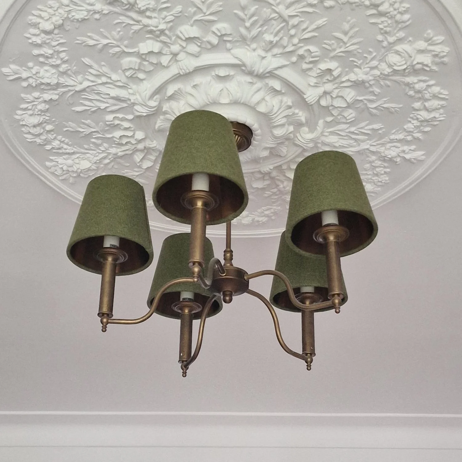 Bespoke_Candle_Clip_Chandelier_lamp_shades-Green_wool_Brushed-Copper_lining.jpg