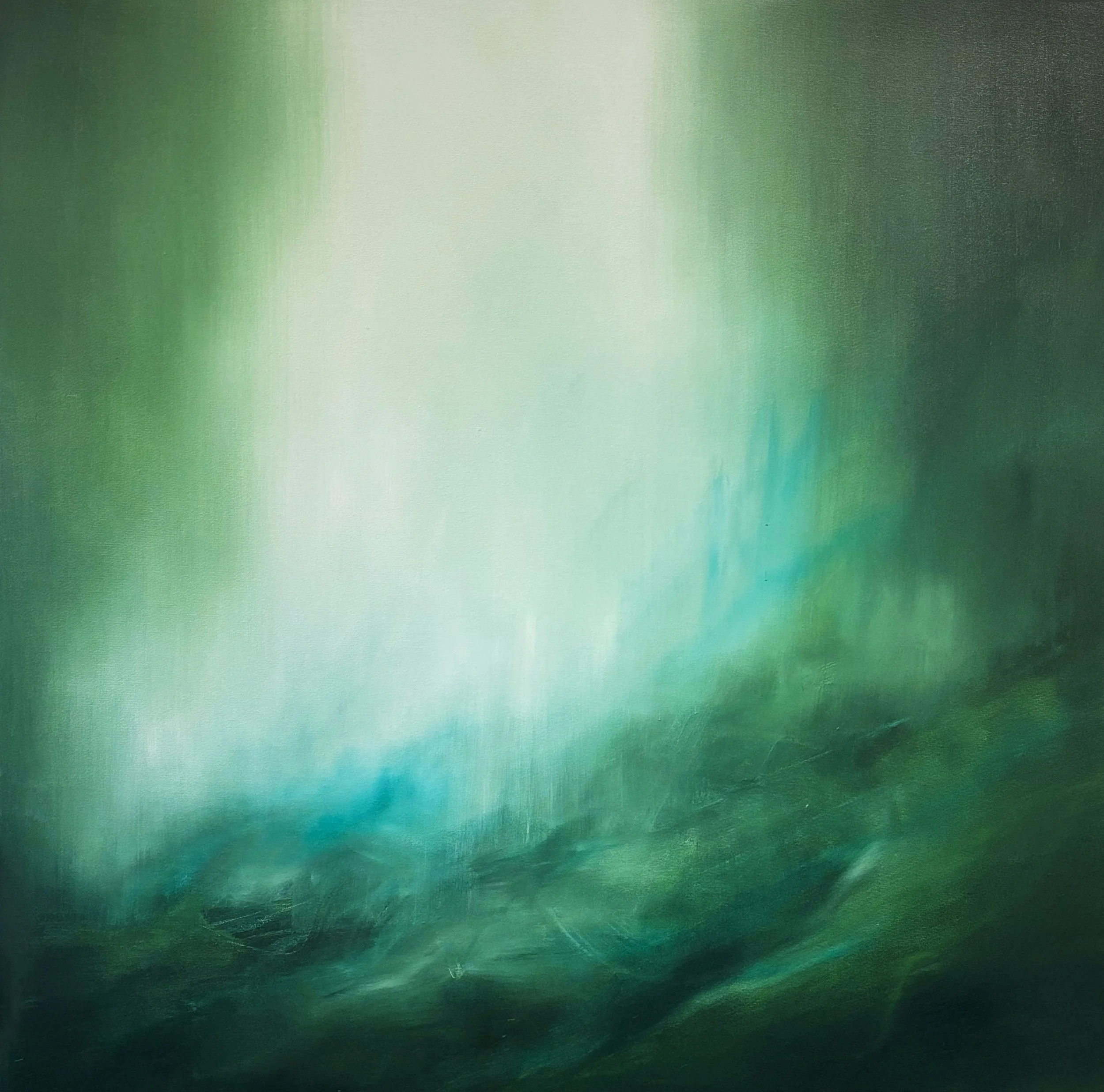 What moves between us 

 

 100 x 100cm, oil on deep box canvas, signed on the front and back. £3450. Currently available through the Strathearn Gallery in Crieff. Please contact the gallery directly for sales.  Ellis OConnor - Strathearn Gallery  