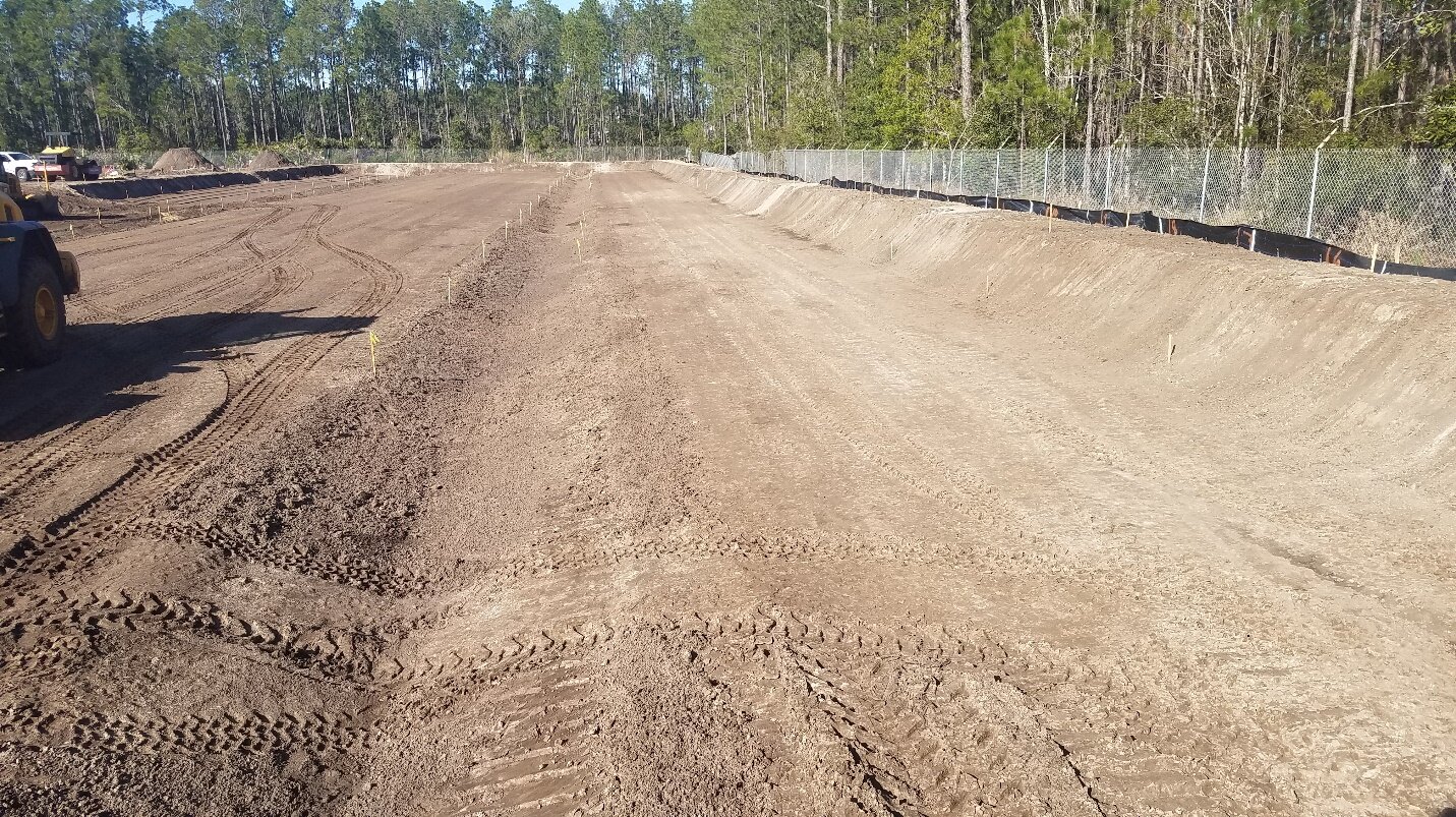 Final site grading (1/07/2020)