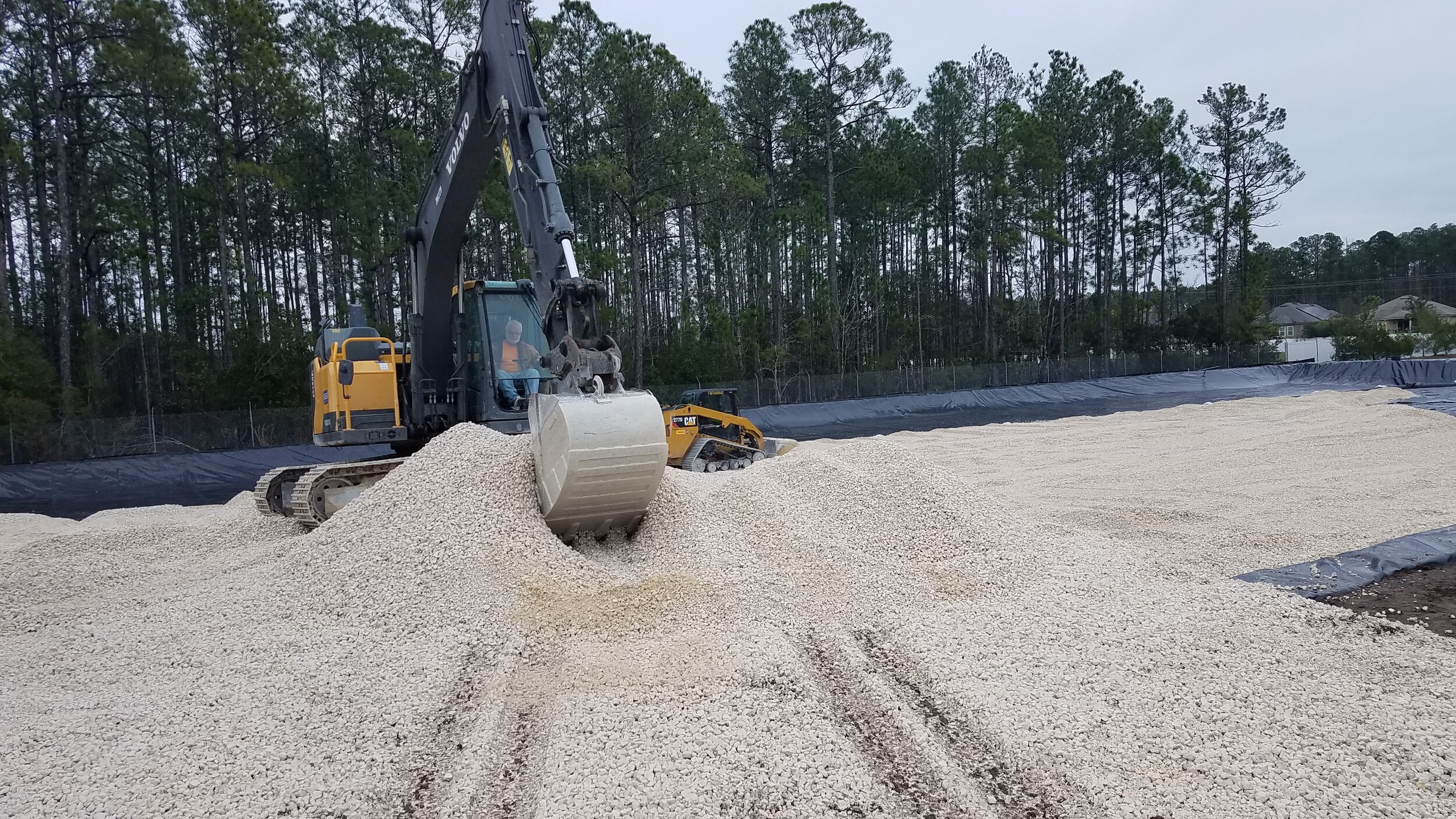 Final drain gravel elevation set (01/28/2020)