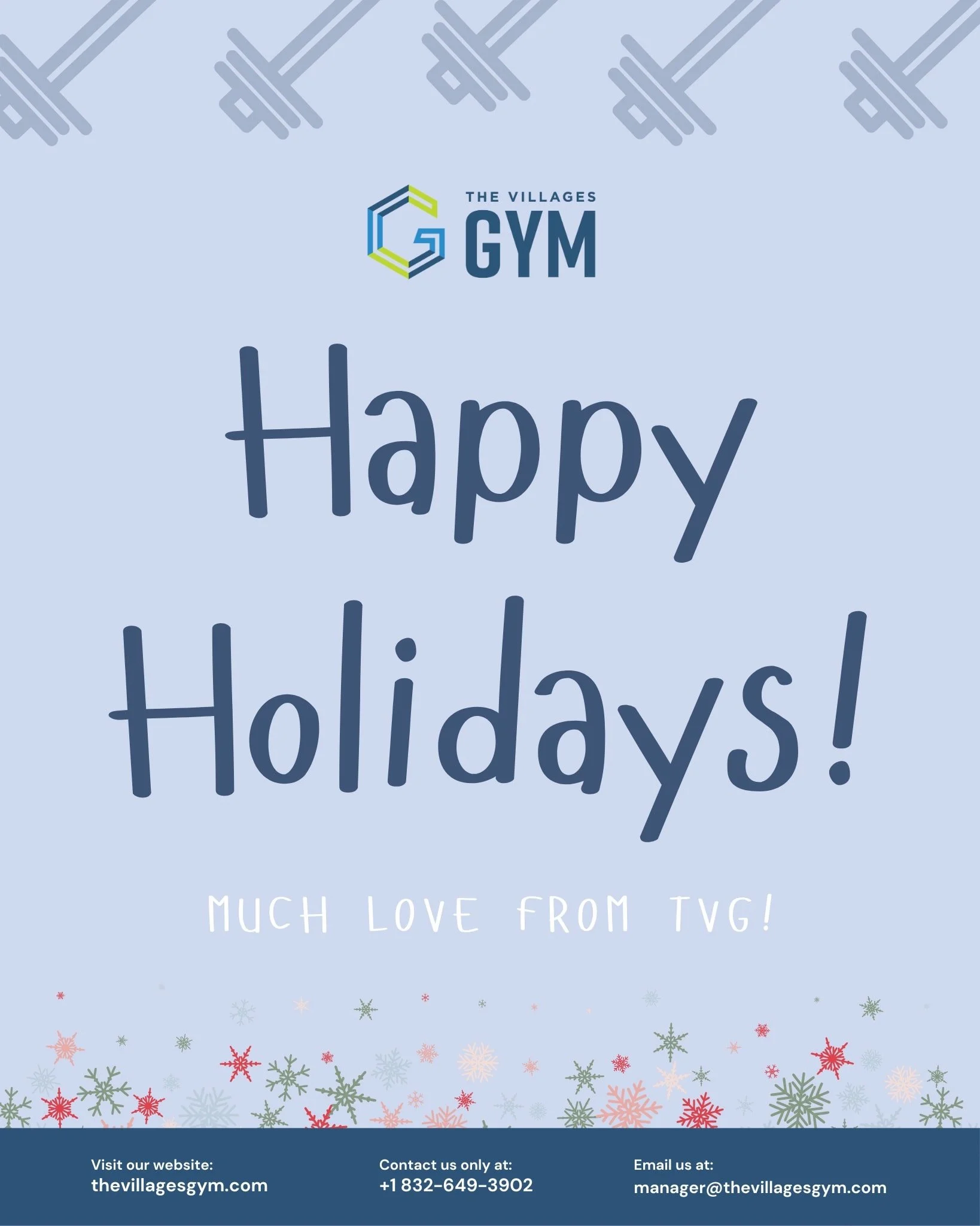 Here&rsquo;s a caption that keeps your usual structure while fitting the holiday message 🎄

🎄 The holidays are about joy, connection, and taking time to recharge.
It&rsquo;s the perfect season to slow down, enjoy your loved ones, and carry healthy 