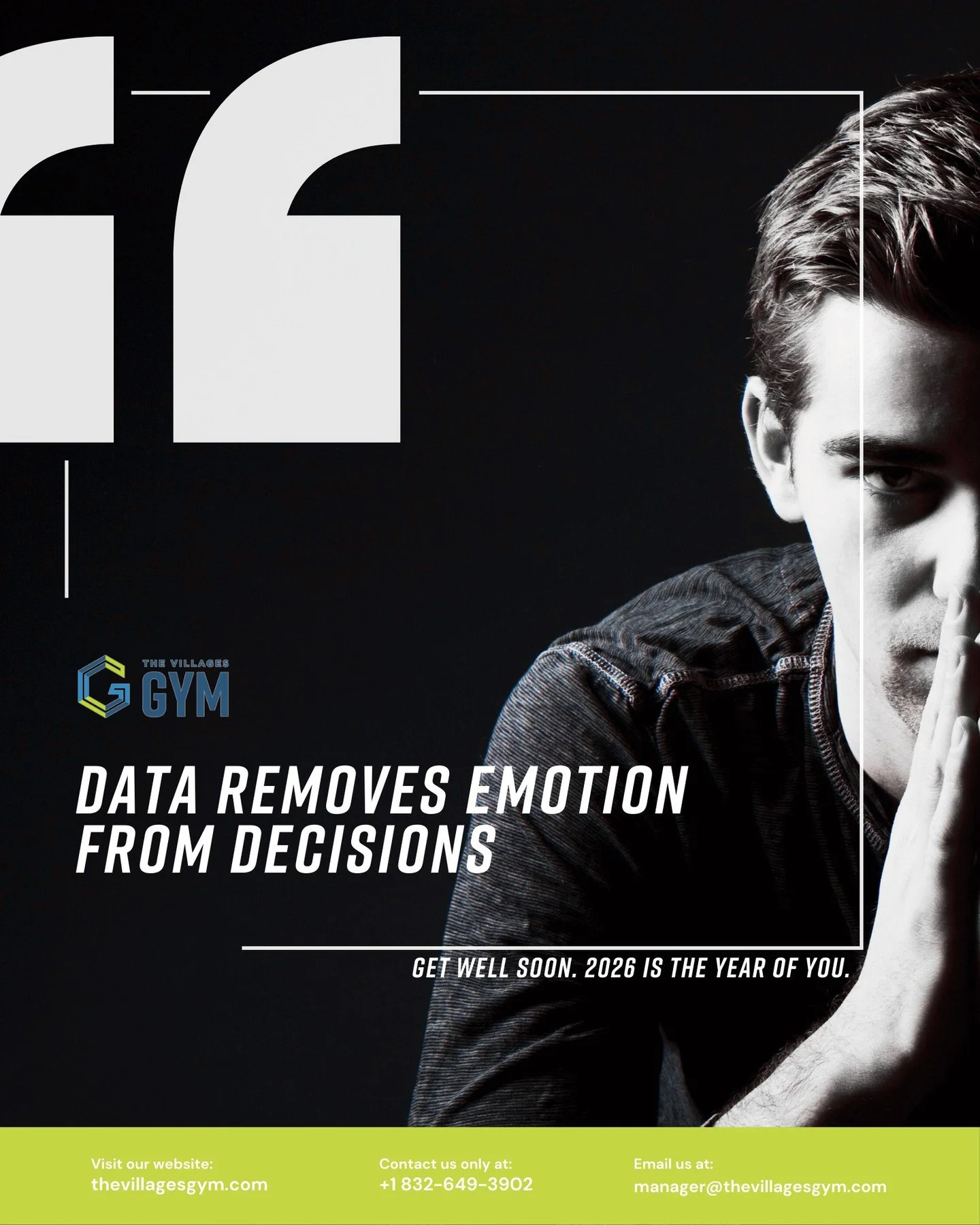 Clarity is the ultimate motivator. 📊⁠
⁠
It&rsquo;s easy to get discouraged when you&rsquo;re working hard but not seeing the numbers move. That&rsquo;s why we believe that data removes emotion from decisions.⁠
⁠
Instead of guessing, we use precise m