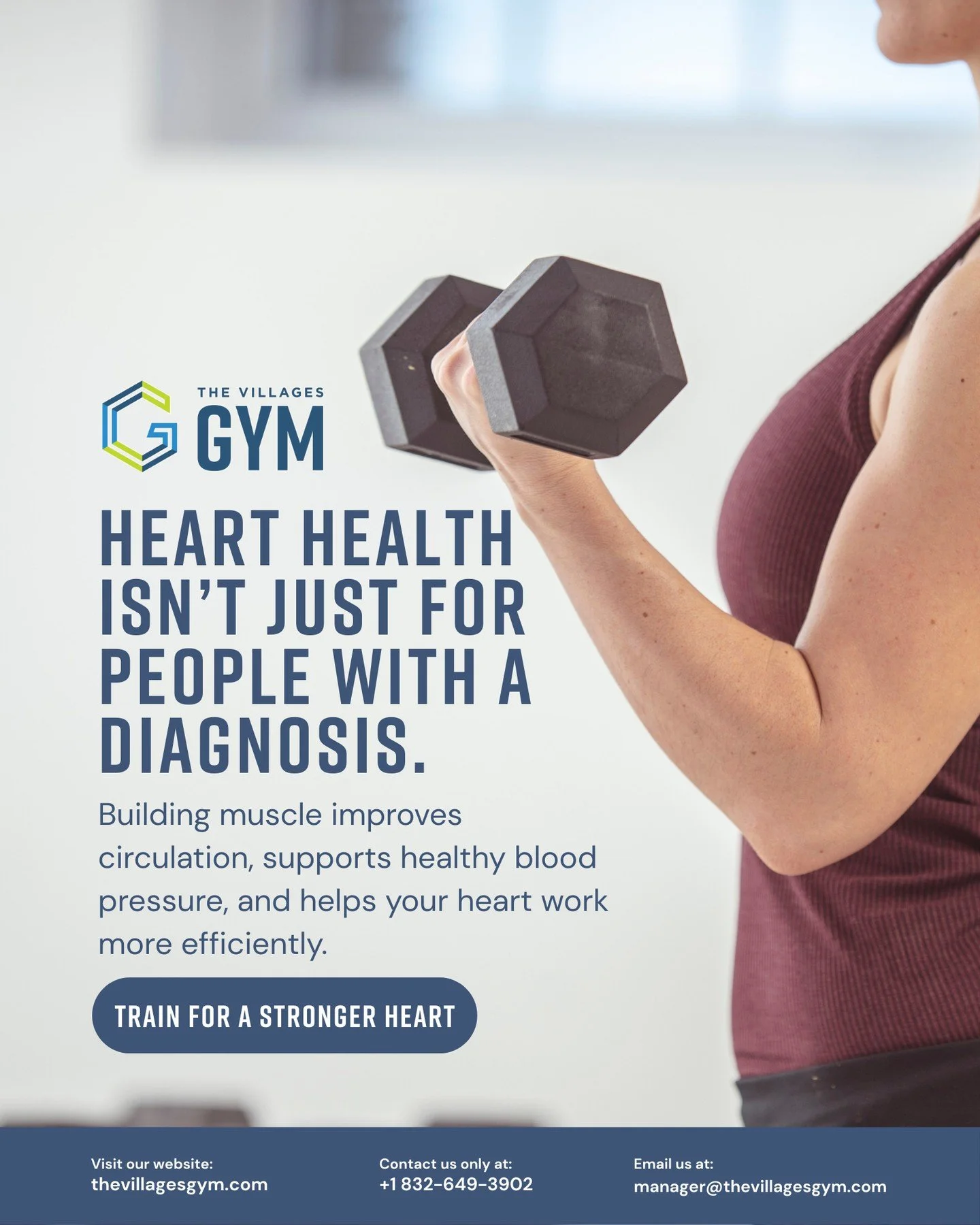 Heart health is not just about treatment &mdash; it is about prevention.⁠
⁠
Strength training does more than build muscle. It improves circulation, supports healthy blood pressure, and helps your heart work more efficiently. Taking care of your heart