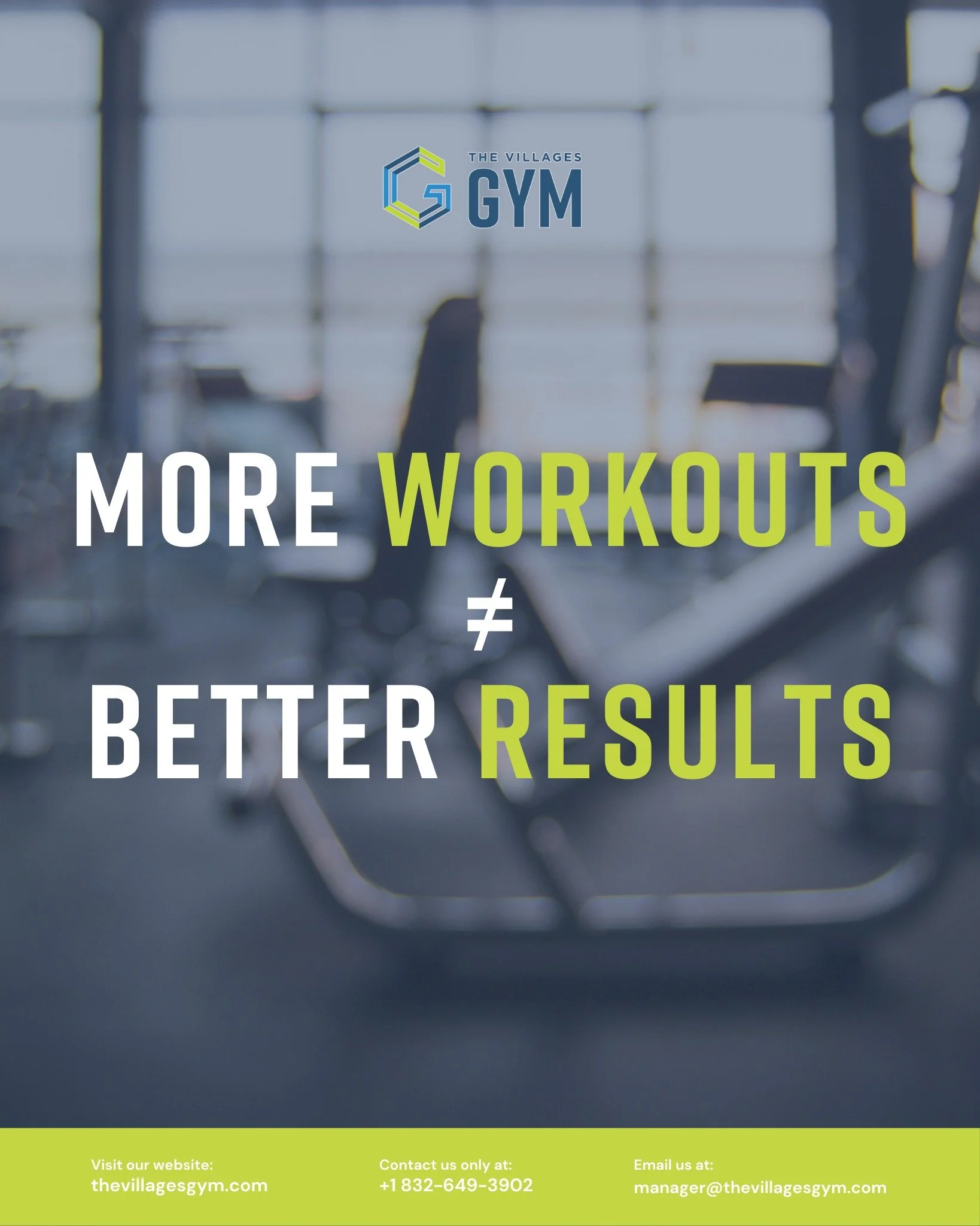 Doing more workouts doesn&rsquo;t always mean better progress.
Your body improves through smart training, proper form, balanced programming, and enough recovery. When you train with purpose&mdash;not pressure&mdash;you see real, lasting results.

If 