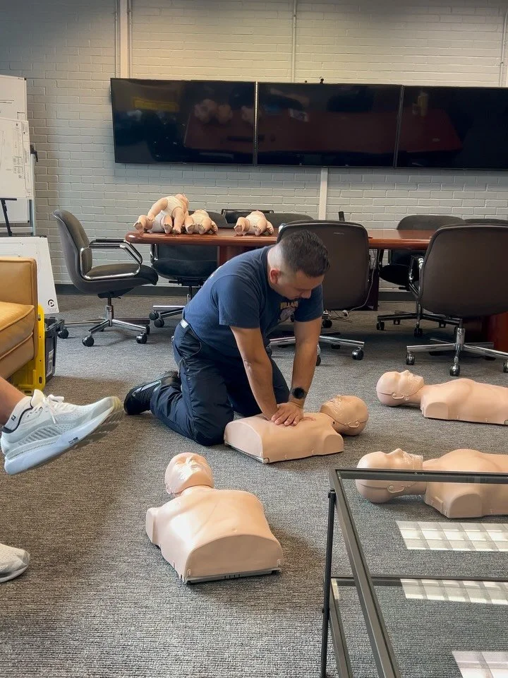 🎶 Ah, ha, ha, ha, stayin&rsquo; alive 🎶

Beat dropped? We&rsquo;re on it. ❤️🫀❤️🕺🏻

CPR certified again! 

Huge thanks to our local Villages Fire Department for coming to us and being an incredible community partner! Jose was amazing!! 

*Best ti