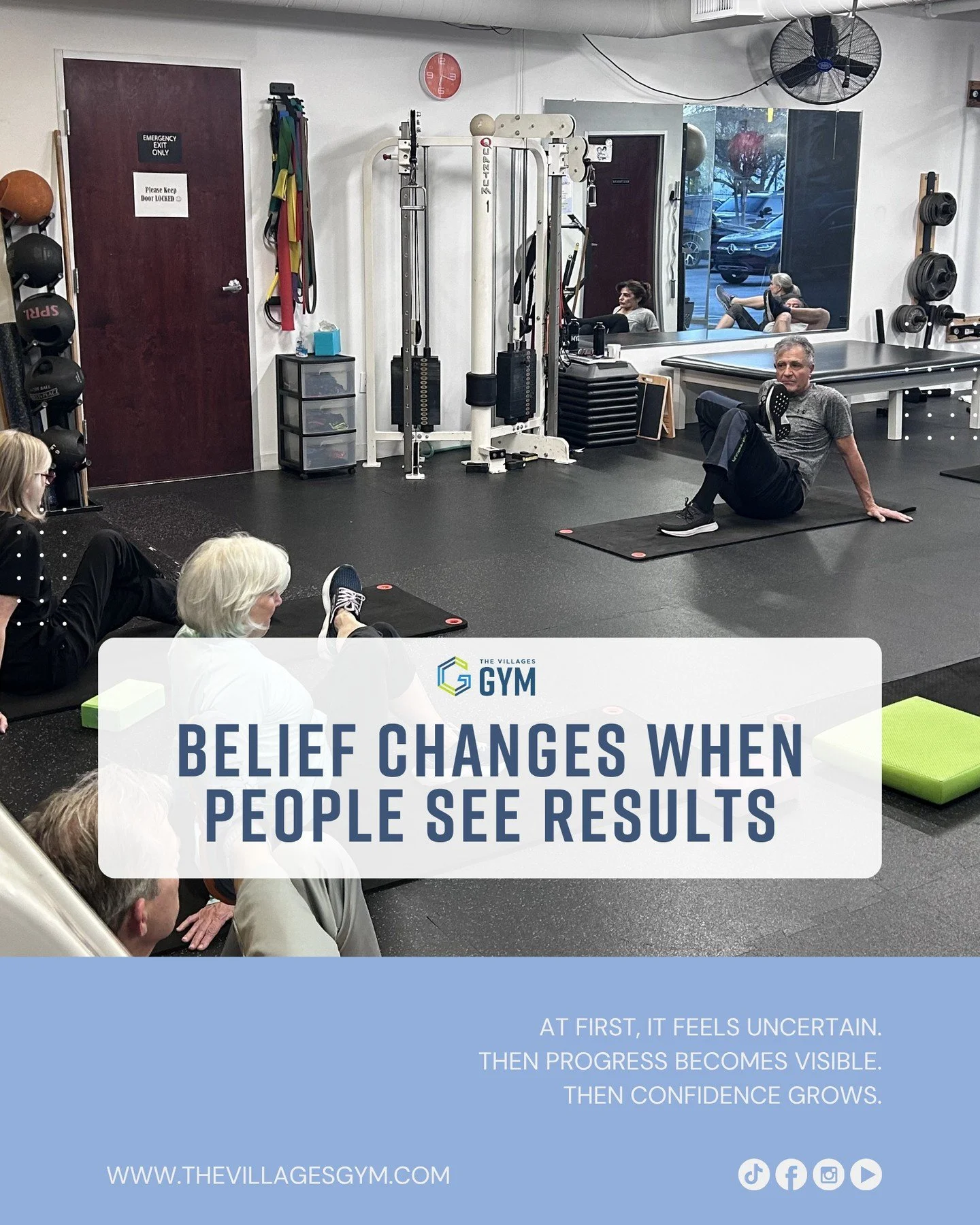 At first, it can feel uncertain.⁠
You show up, you try, and you wonder if it is working.⁠
⁠
But when progress becomes visible, everything changes.⁠
You move better. You feel stronger. You gain confidence.⁠
⁠
That is when belief starts to grow.⁠
⁠
At 