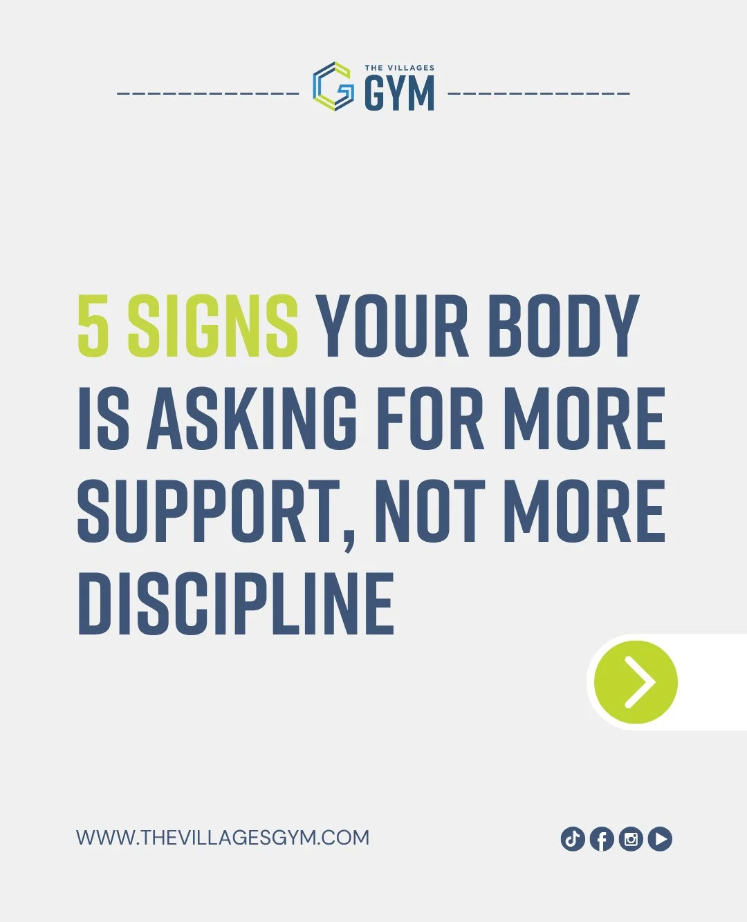 Not everything is solved by pushing harder.⁠
⁠
Sometimes, your body is asking for support.⁠
⁠
Constant fatigue, slow progress, off eating habits, poor recovery, and mental burnout are not signs of laziness. They are signs that something needs to chan