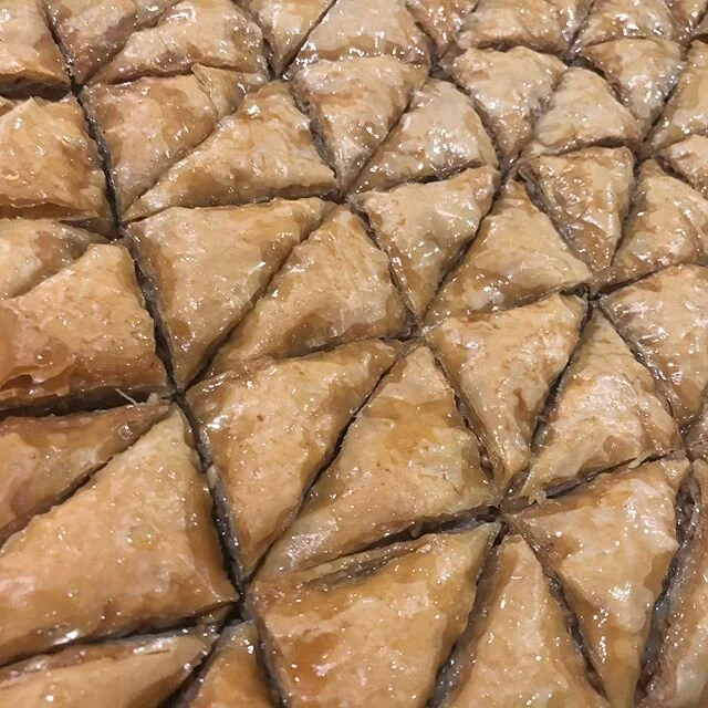 Happy President&rsquo;s Day. In case you&rsquo;re dining out today, stop at Nazareth Restaurant  and Deli for some Fresh baklava. #Baklava #NazarethRestaurant&amp;Deli #greekpastries #gourmet
