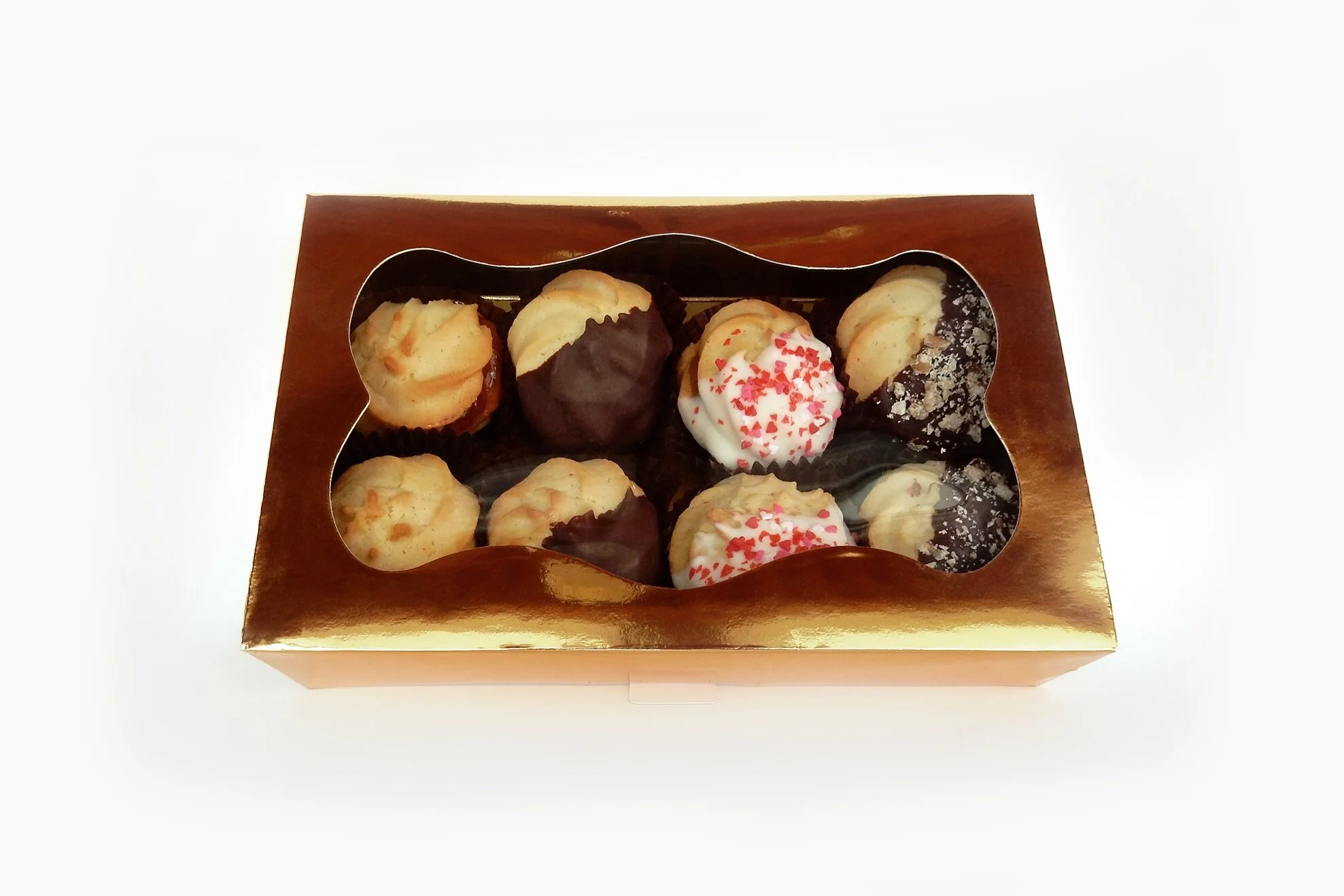 Marmalade Filled Butter Cookies in Bakery Box