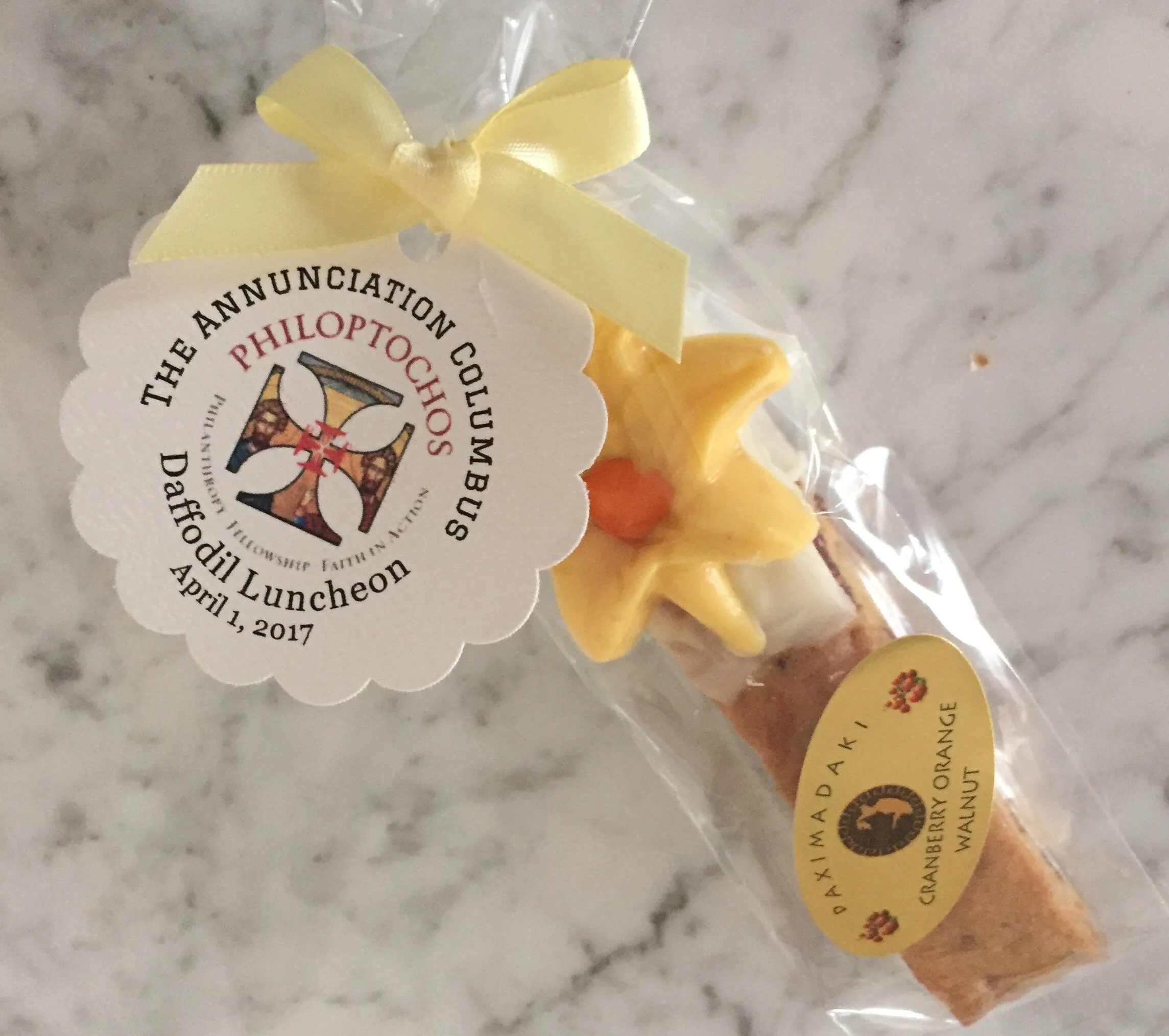 Daffodill luncheon favor.JPG