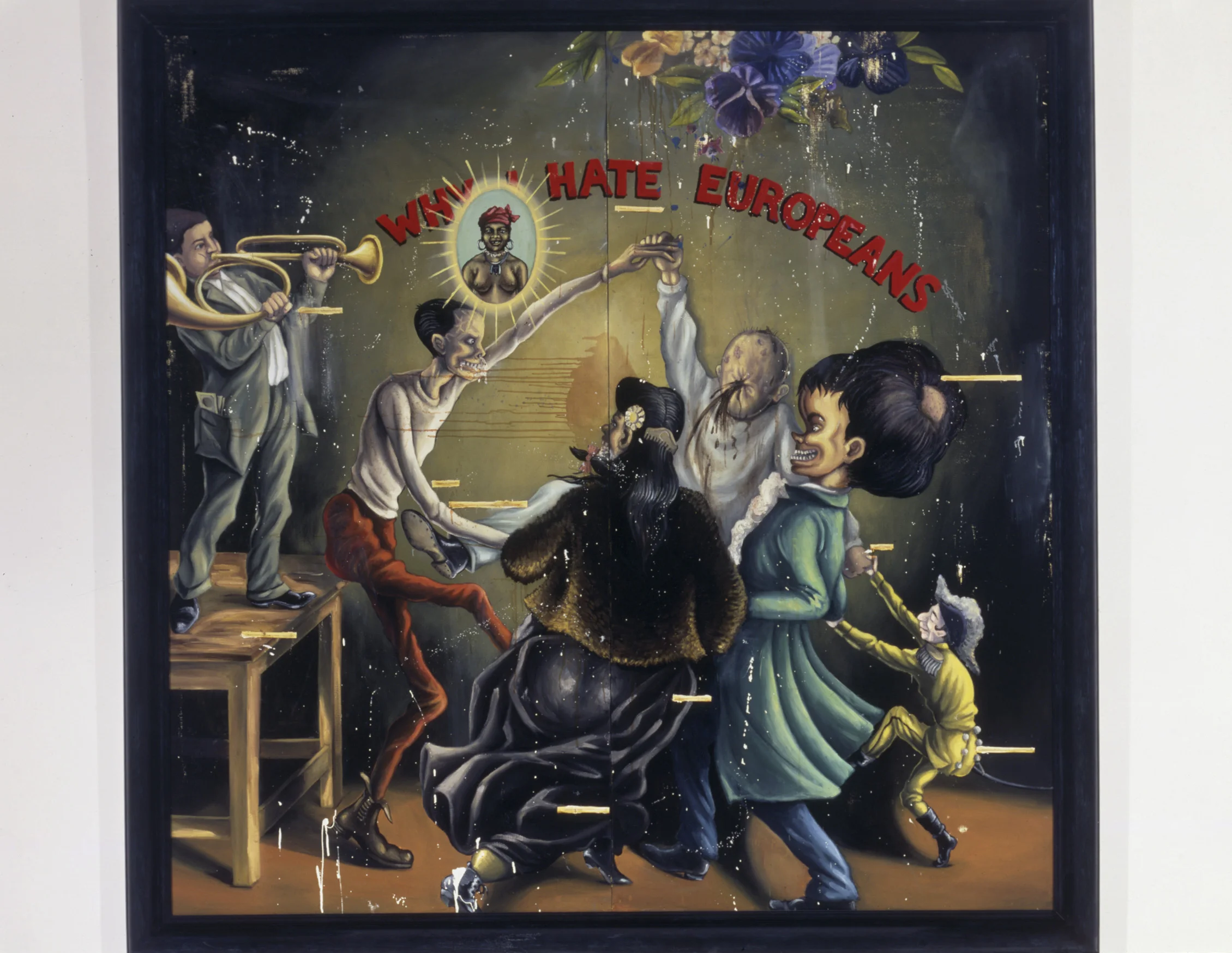 Manuel Ocampo Why I Hate Europeans 1993 Fred Hoffman Gallery 1993 .jpg