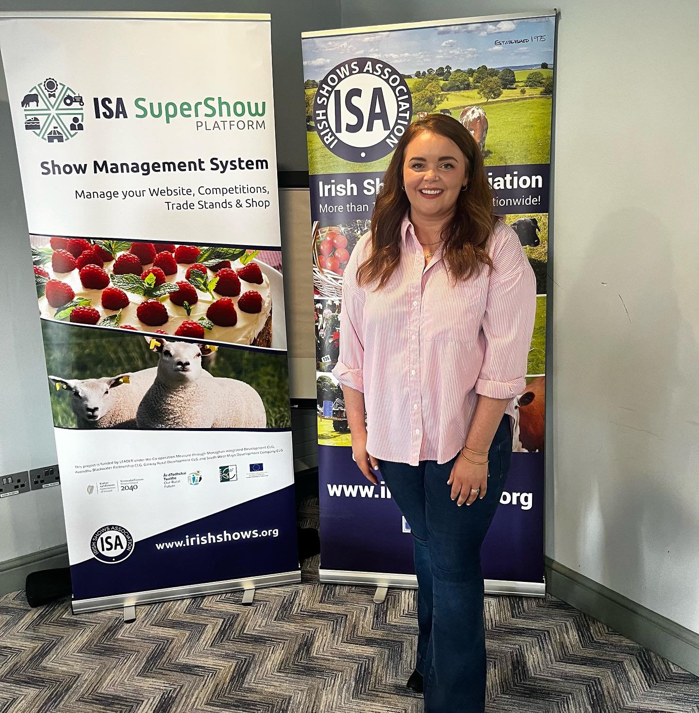 I attended the ISA ( Irish Shows Associations) Think Tank seminar today in the Hoban Hotel, Kilkenny. 

I kindly got asked to sit on a panel to discussion both  sponsorship and marketing for shows. 
With me on the panel was Jane Davis, Head of Equine