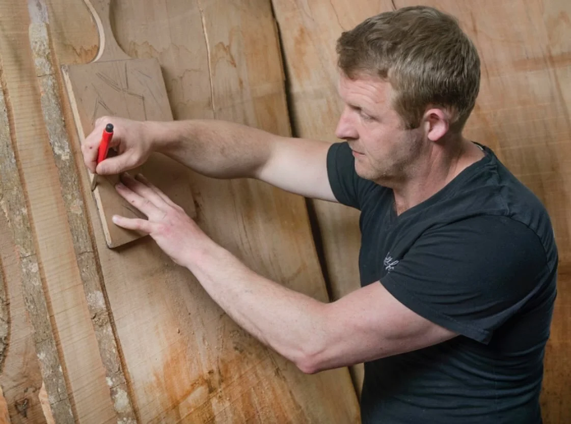 From raw timber ➝ to something special.

Most people only see the finished piece but it always starts with a simple sketch on the wood.

#woodworking
#craftsmanship
#makersgonnamake
#irishmade
#behindthescenes