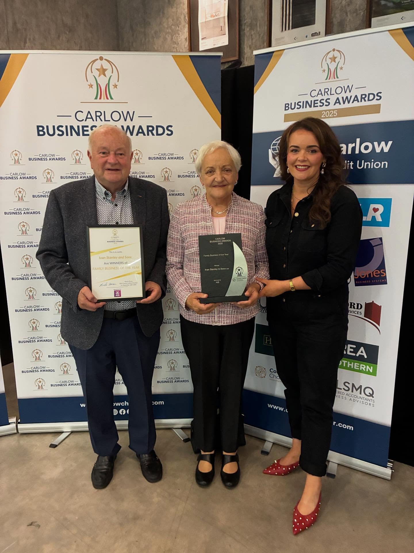 ✨ What a night! ✨
Last night was extra special for us, not only did Ballyshane and @fawn.laser make the trophies for the Carlow Business Awards, but my amazing parents took home the Family Business of the Year Award! 🏆

This year they&rsquo;re celeb