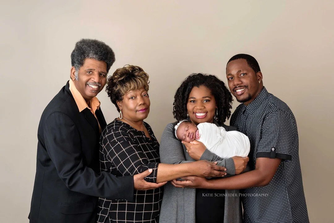 Do you want to know what is one of the best ways to make the newborn photoshoot even that more special?
Include the grandparents.
I promise that you will not regret taking the opportunity to tell your family’s story. To capture the family&rsq