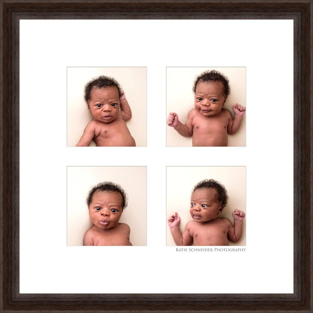 Let’s be honest. At some point in time, your baby will be awake during the newborn photoshoot. 
It’s not a bad thing!
Why?
Because you capture photos showing their personality. You can see their tiny, beautiful eyes, starring at you. T