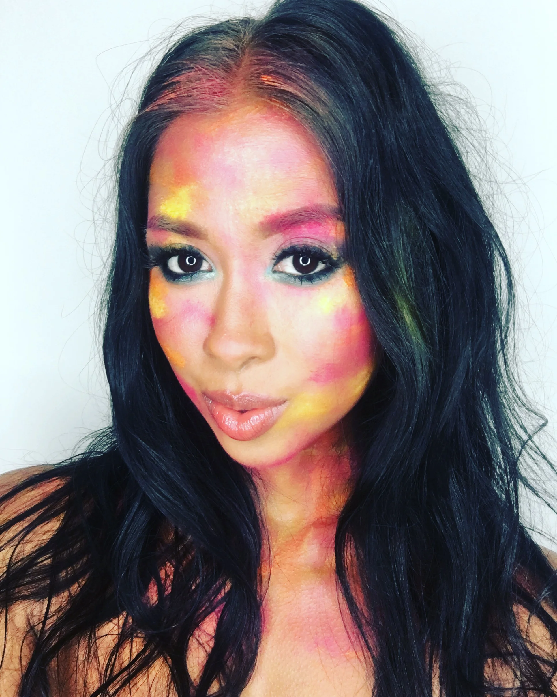 Phagwa Inspired Makeup