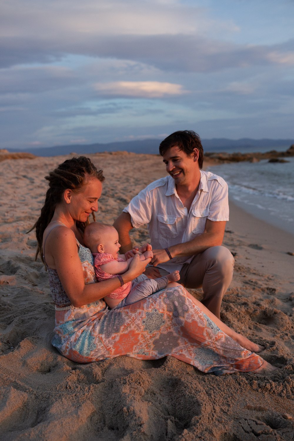 corse corsica photographe photographer ajaccio Krista Espino family famille session Anza Creative beach plage Corse-du-sud sunset Mediterranean sea bebe baby photographie-53.jpg