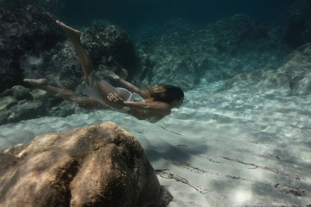 Solace in the silent blue with @ondinetta