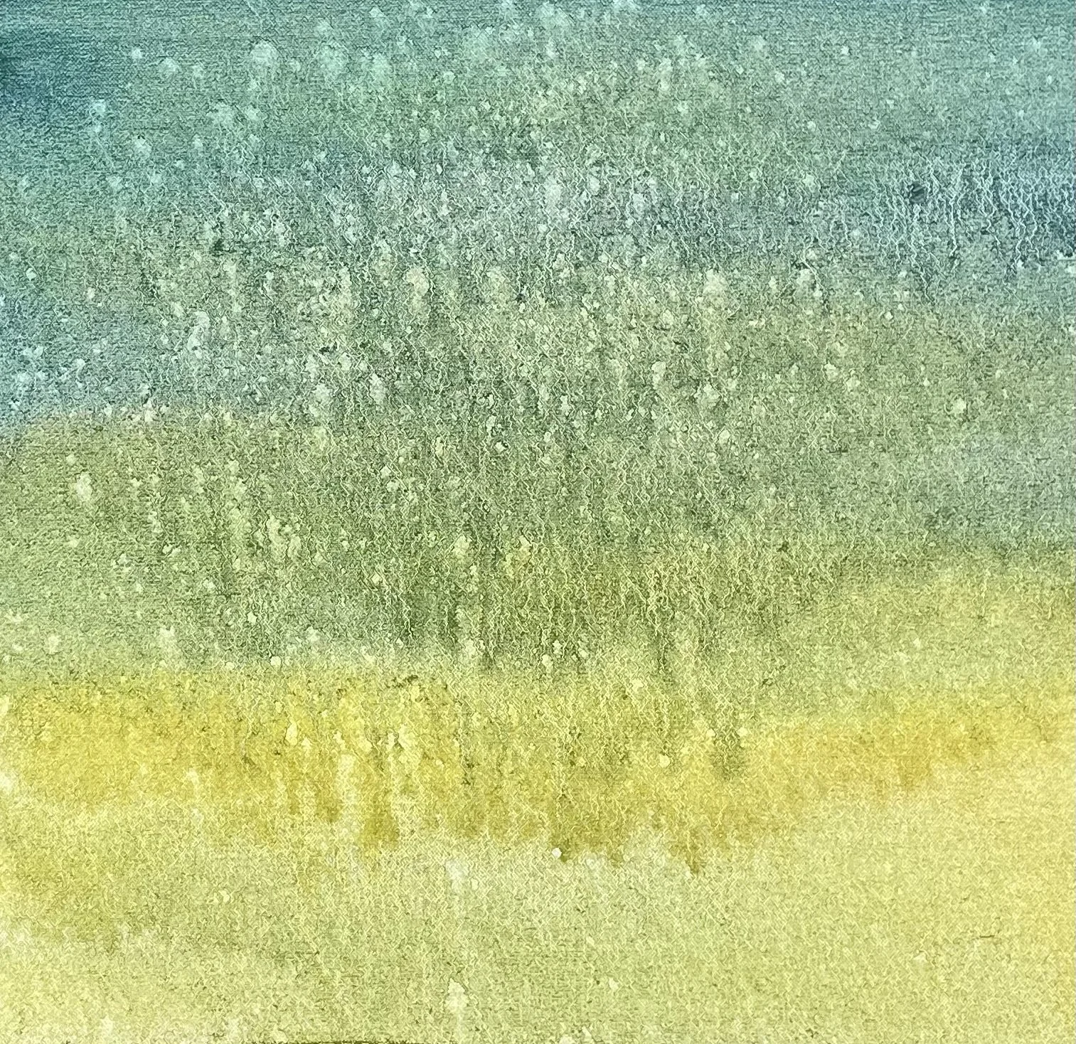 Yellow Field, oil on cradled panel, 20” x 20"
