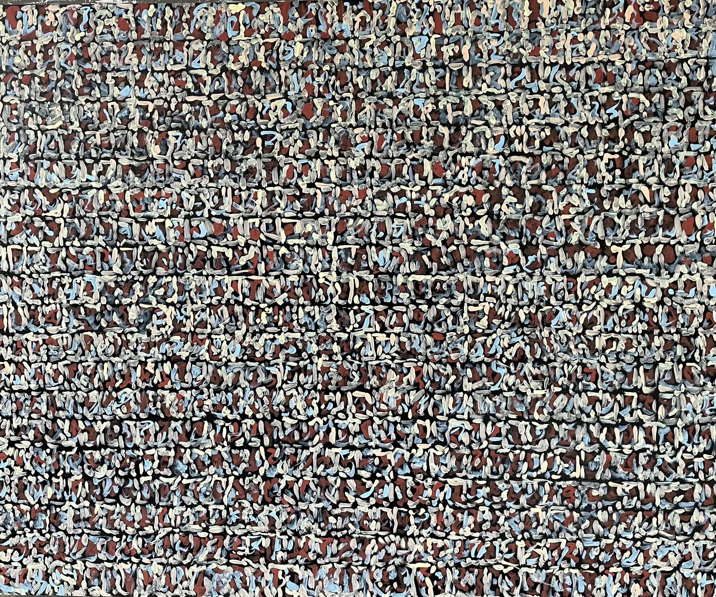 So It Begins, oil on cradled panel, 24” x 30"