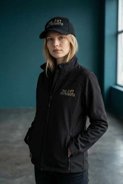 Full zip soft shell jacket