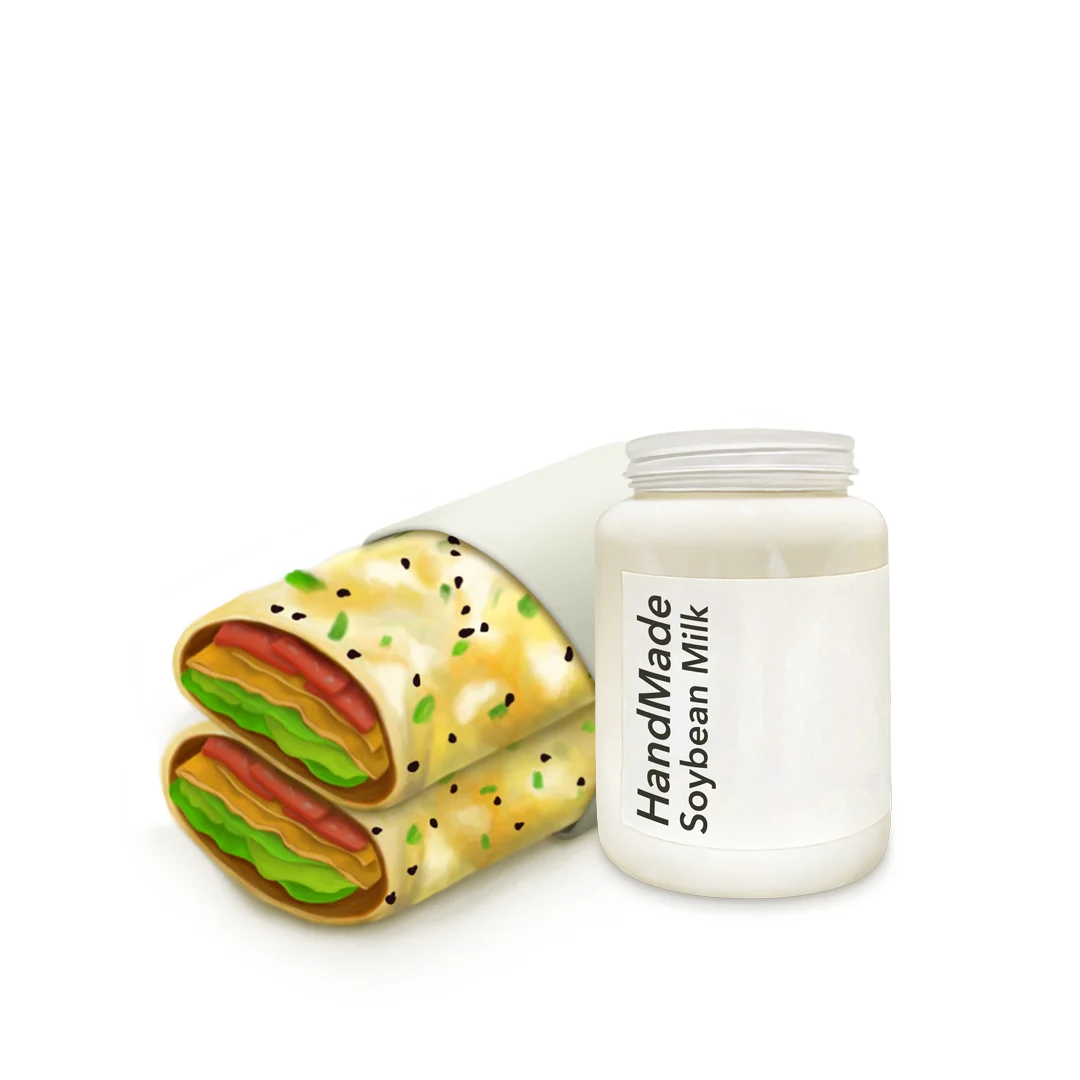 Jian Bing + Soybean Drink