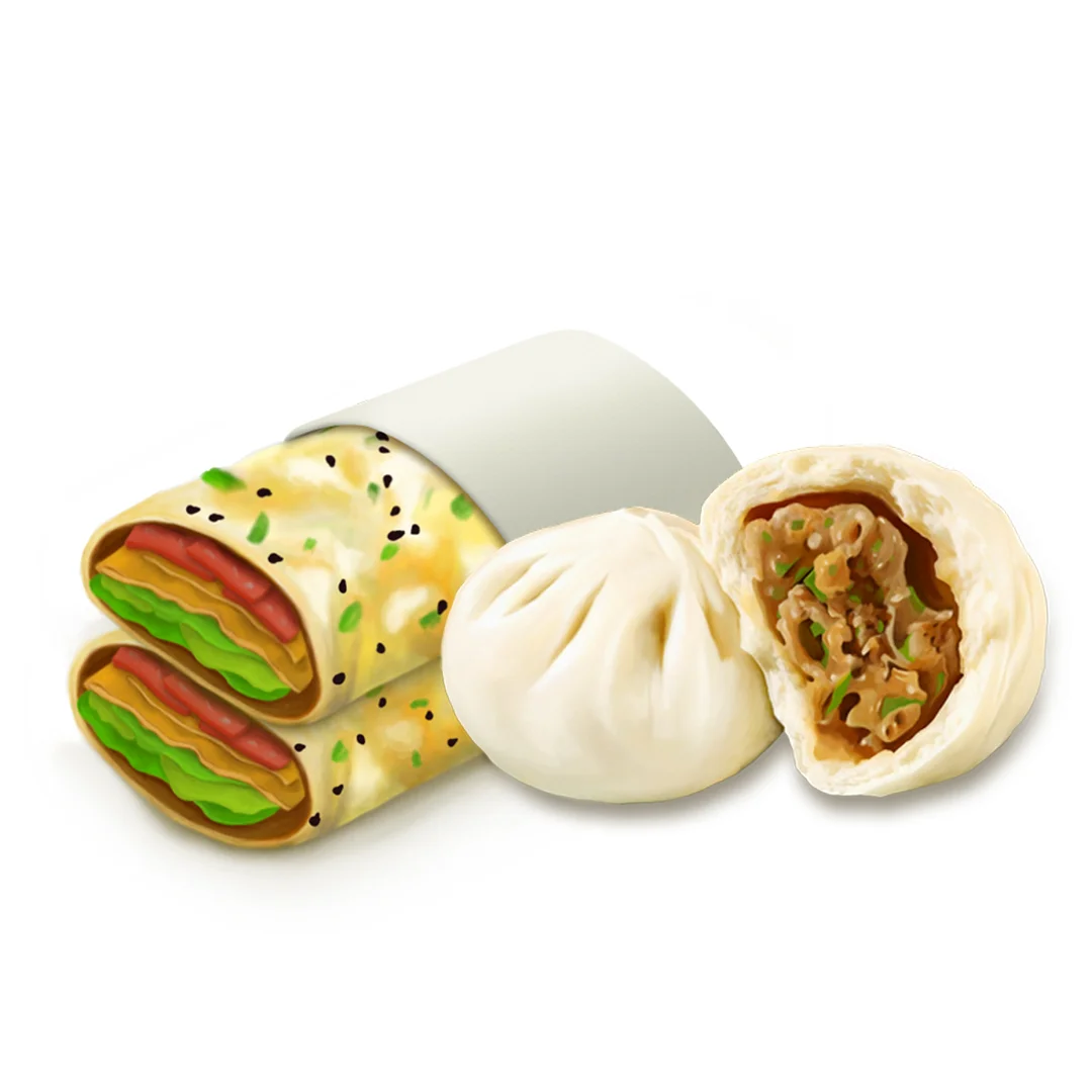 Jian Bing + Pan-fried Bao