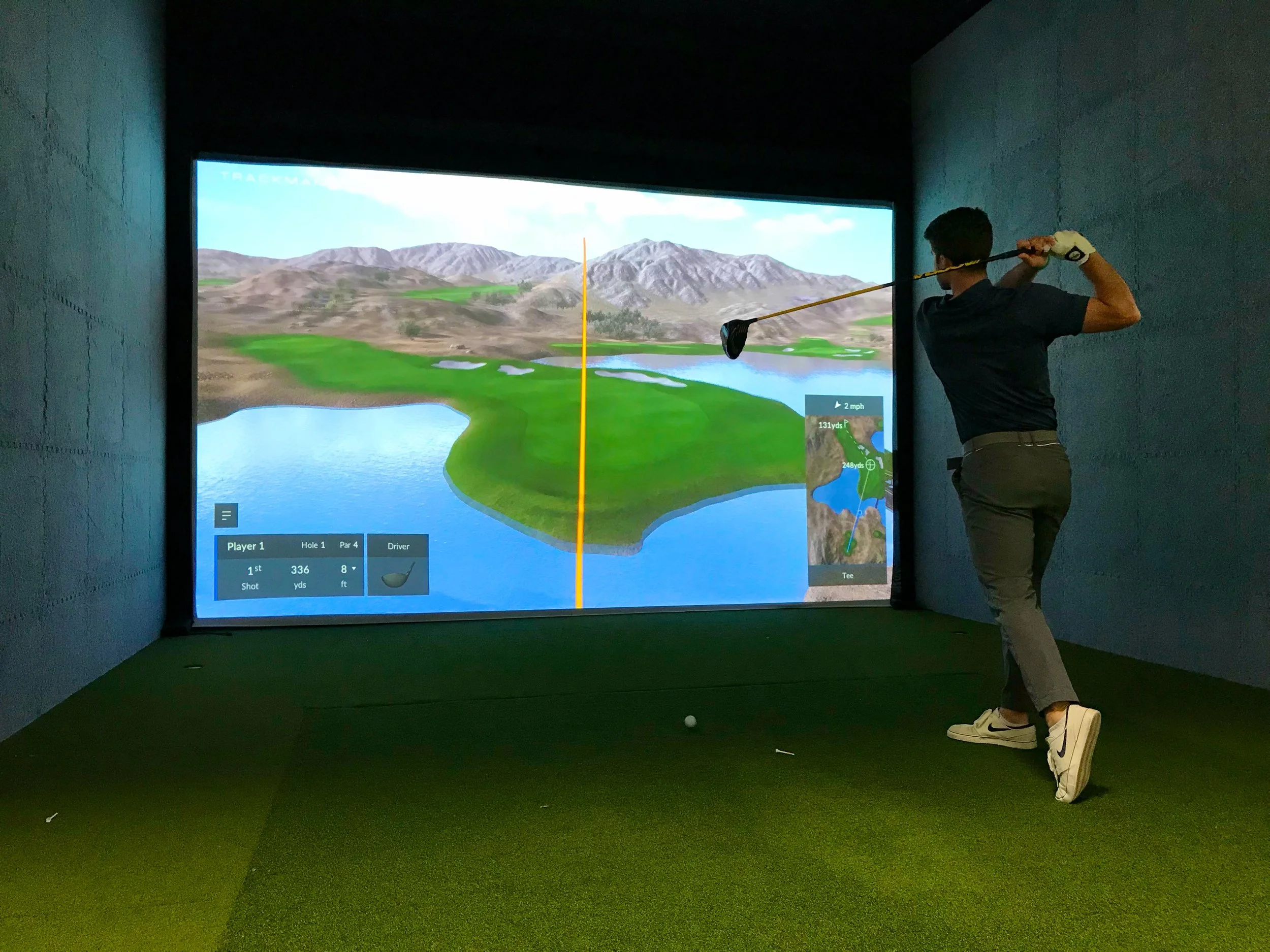 VIRTUAL GOLF ON FAMOUS COURSES WORLDWIDE