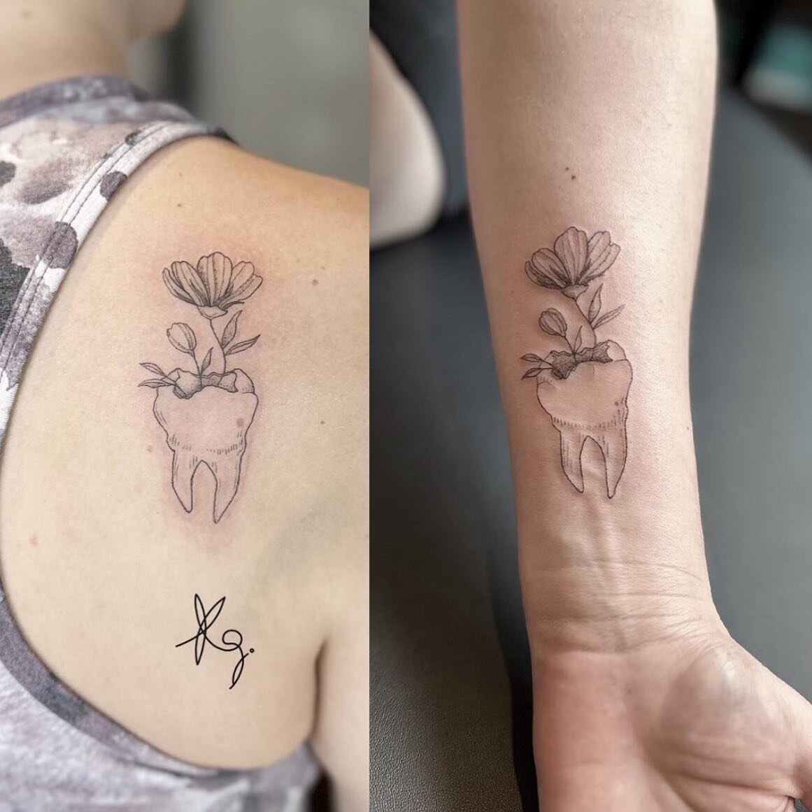 kellikikcio on Instagram: “a season of growth 🖤🖤” | Silhouette tattoos,  Inspirational tattoos, Small tattoos