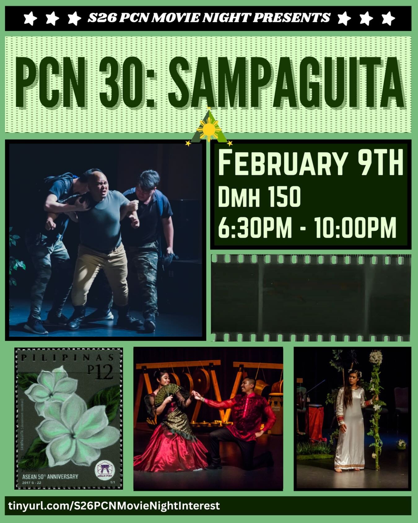 IS THAT ANOTHER PCN MOVIE NIGHT⁉️🙀

As we are reaching the beginning of PCN season we would like to invite y&rsquo;all to PCN Movie Night with the screening of PCN 30: SAMPAGUITA

Come join us on February 9th from 6:30-10pm at room DMH 150 and exper