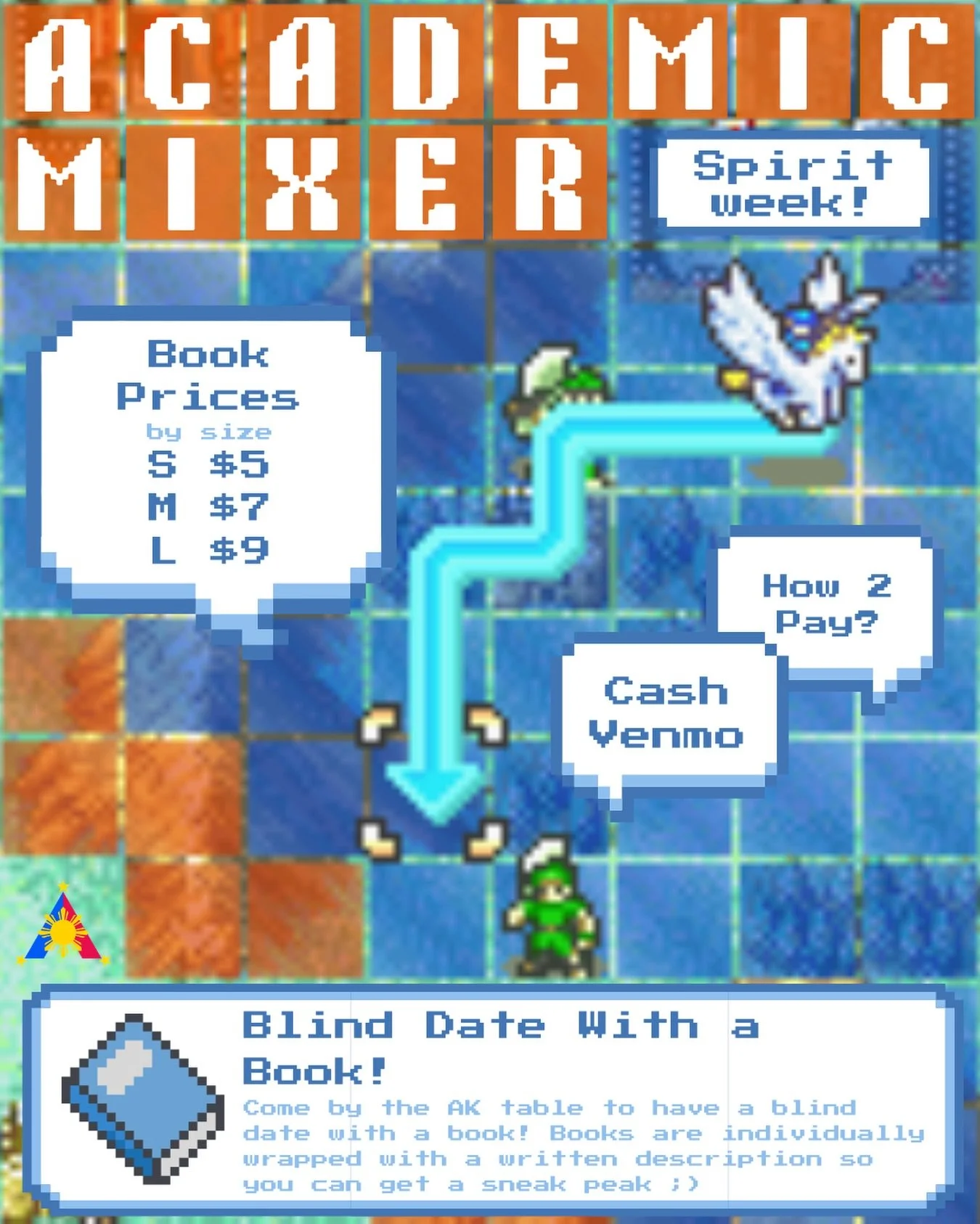 WOW WOW WOW A BOOK SALE?? 🙀📚

In collaboration with The Fifth Annual Academic Mixer: Beyond The Degree we are having a SPIRIT WEEK &amp; BOOK SALE 🤩 

Starting Monday and throughout the week we&rsquo;ll be selling books at the Akbayan Table on 7th