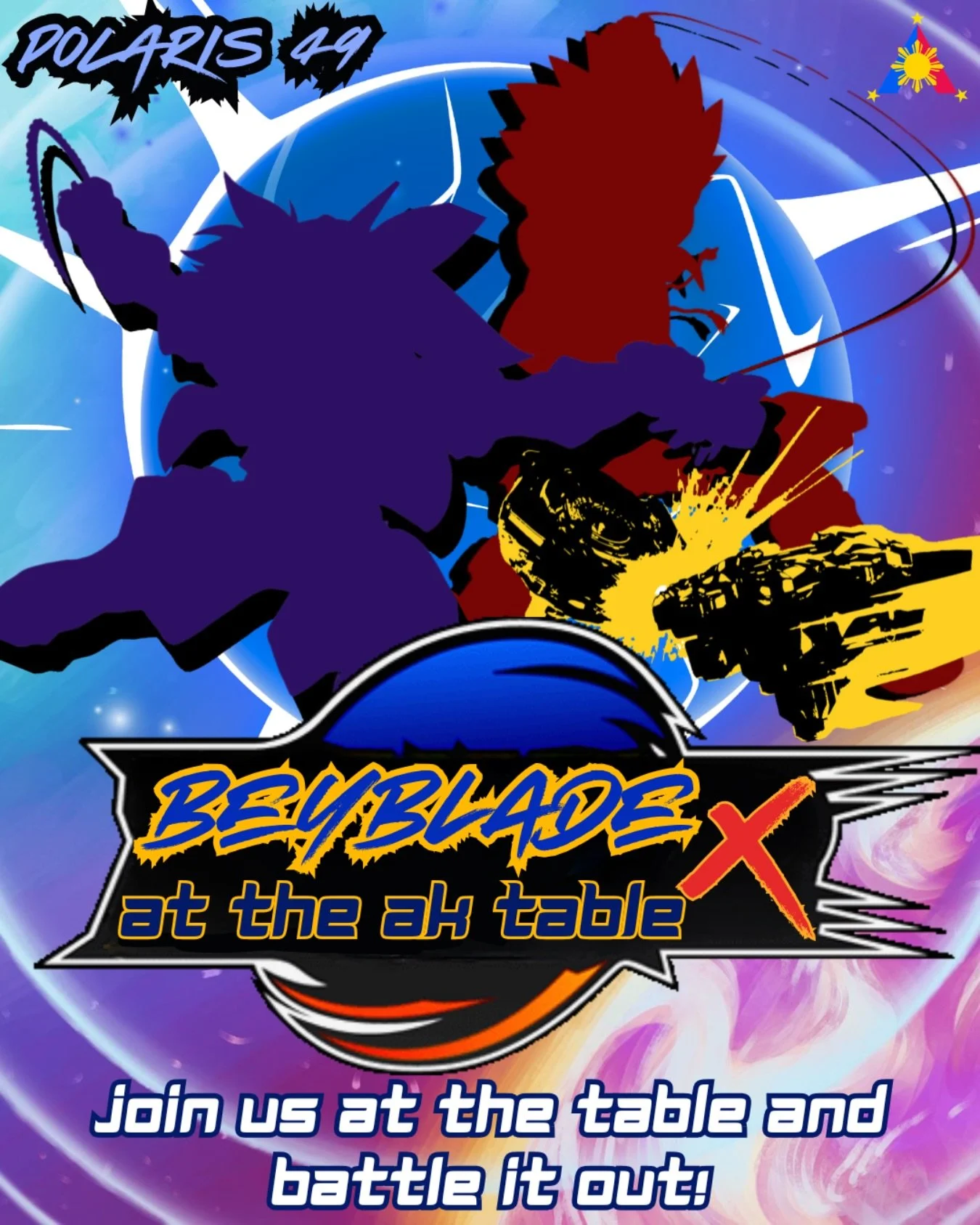 YOU SHOULD LET IT RIP AT THE AK TABLE😼🫵

This upcoming week we&rsquo;ll be having our first popup at the AK Table which is BEYBLADES‼️ Come stop by the AK table this week to indulge in some childhood nostalgia and play beyblades with us and your fr