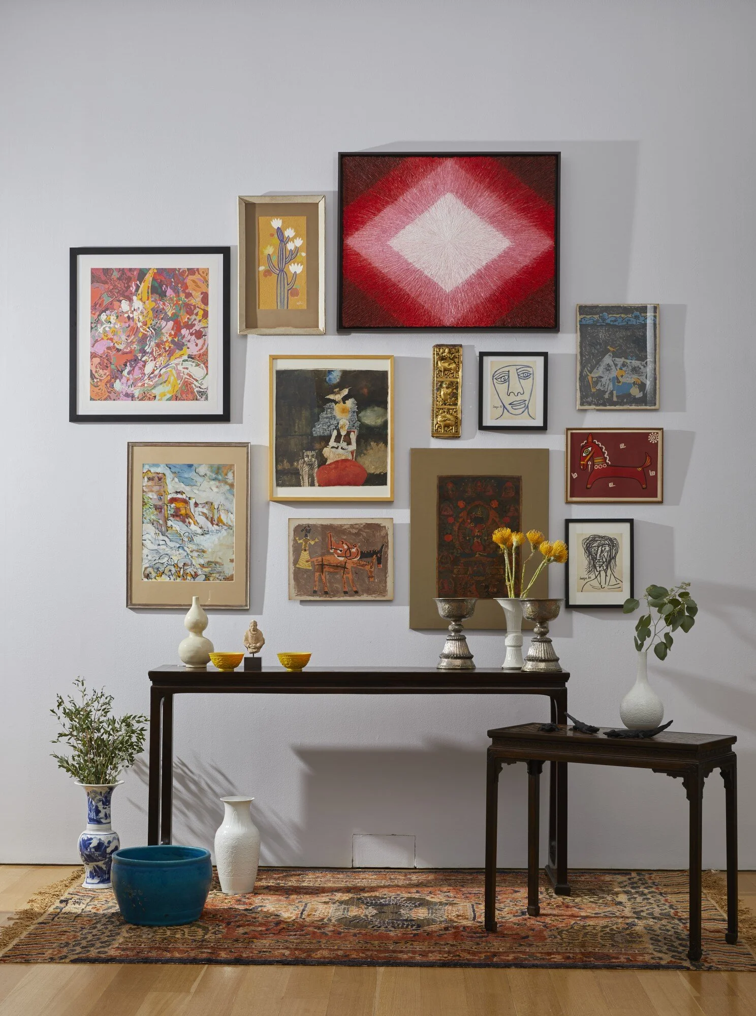 The above image is a vignette designed and styled for Christie’s Emerging Collectors event in NYC. Images courtesy of Christie’s Inc.