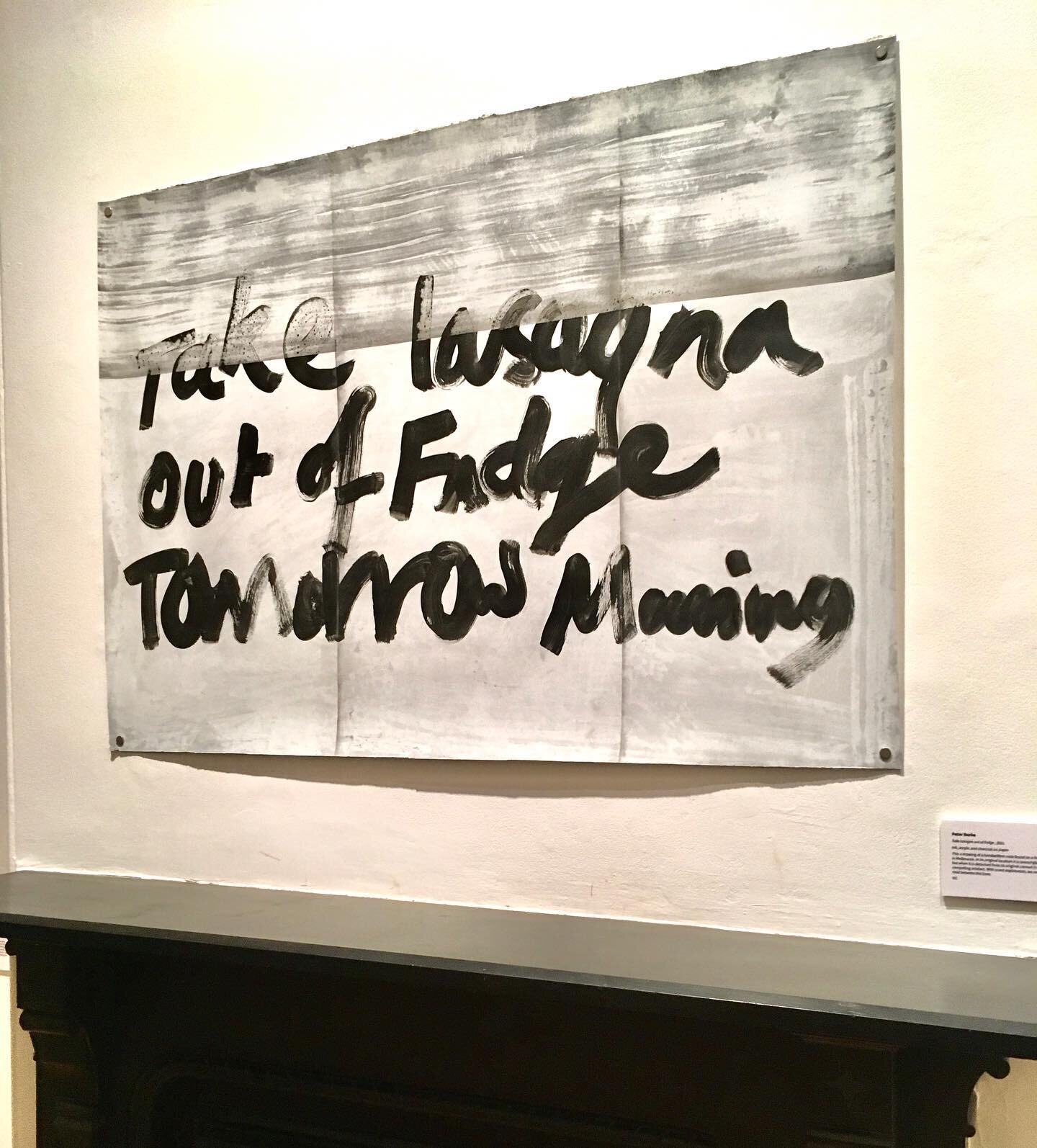 &lsquo;Take Lasagne Out of Fridge&rsquo;, 

New drawing appropriately hung above the mantlepiece in the 2021 Footscray Art Prize.
Thanks FAP, COM and VU.
Runs until June 5 at the Footscray Community Art Centre, 45 Moreland St Footscray.

#Footscrayar