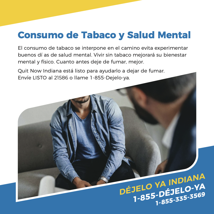 Mental Health Palm Card (Spanish)